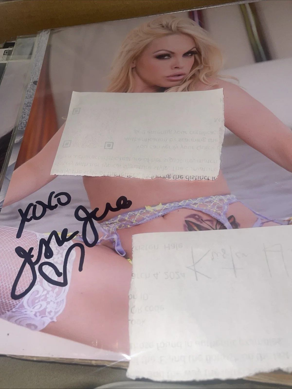Pornstar Jesse Jane Autographed 8x10 Photo Beckett COA, изображение 2