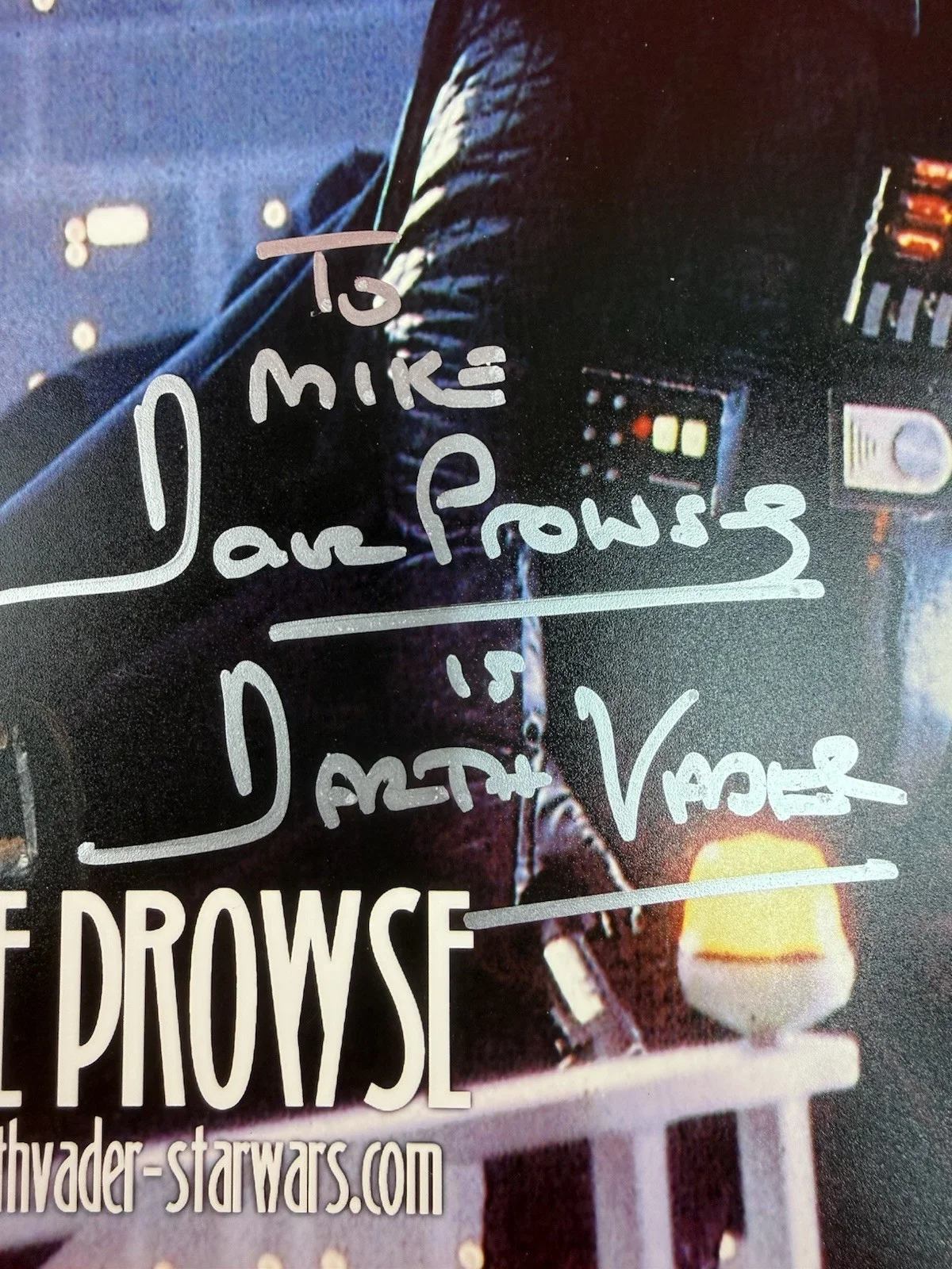Dave Prowse — Original Dave Prowse Signed Photo Death Vader 8 X 10, image 3