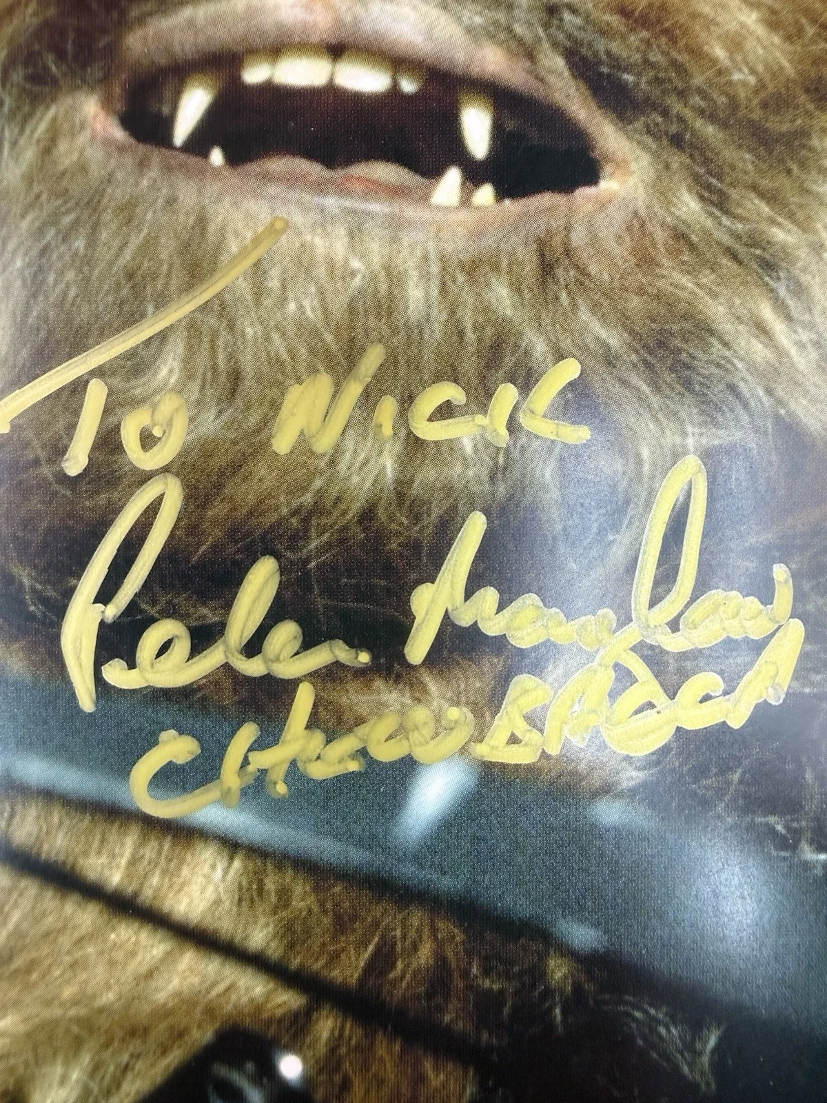 Peter Mayhew — Original Peter Mayhew Chewbacca Star Wars Signed Photo, image 3