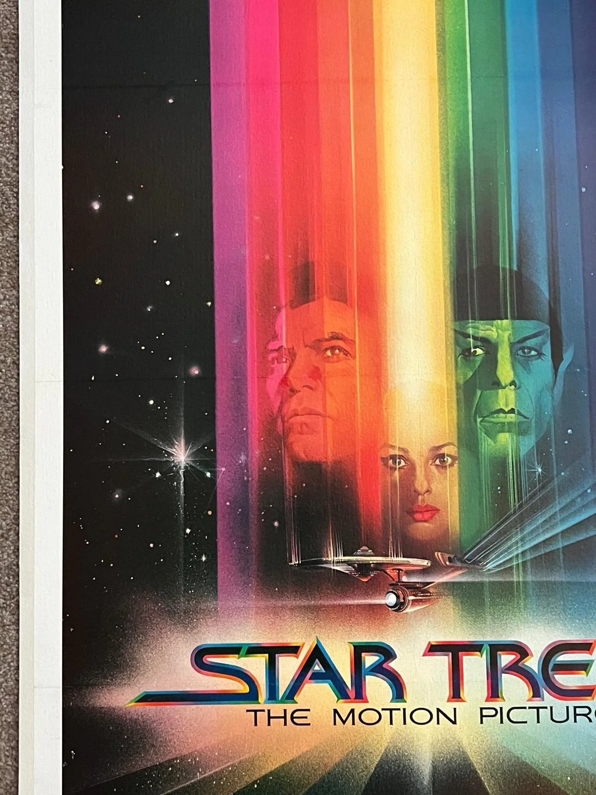 Star Trek US 1 Sheet Advance Original Film Poster 27x41” LINEN BACKED 1979, изображение 4