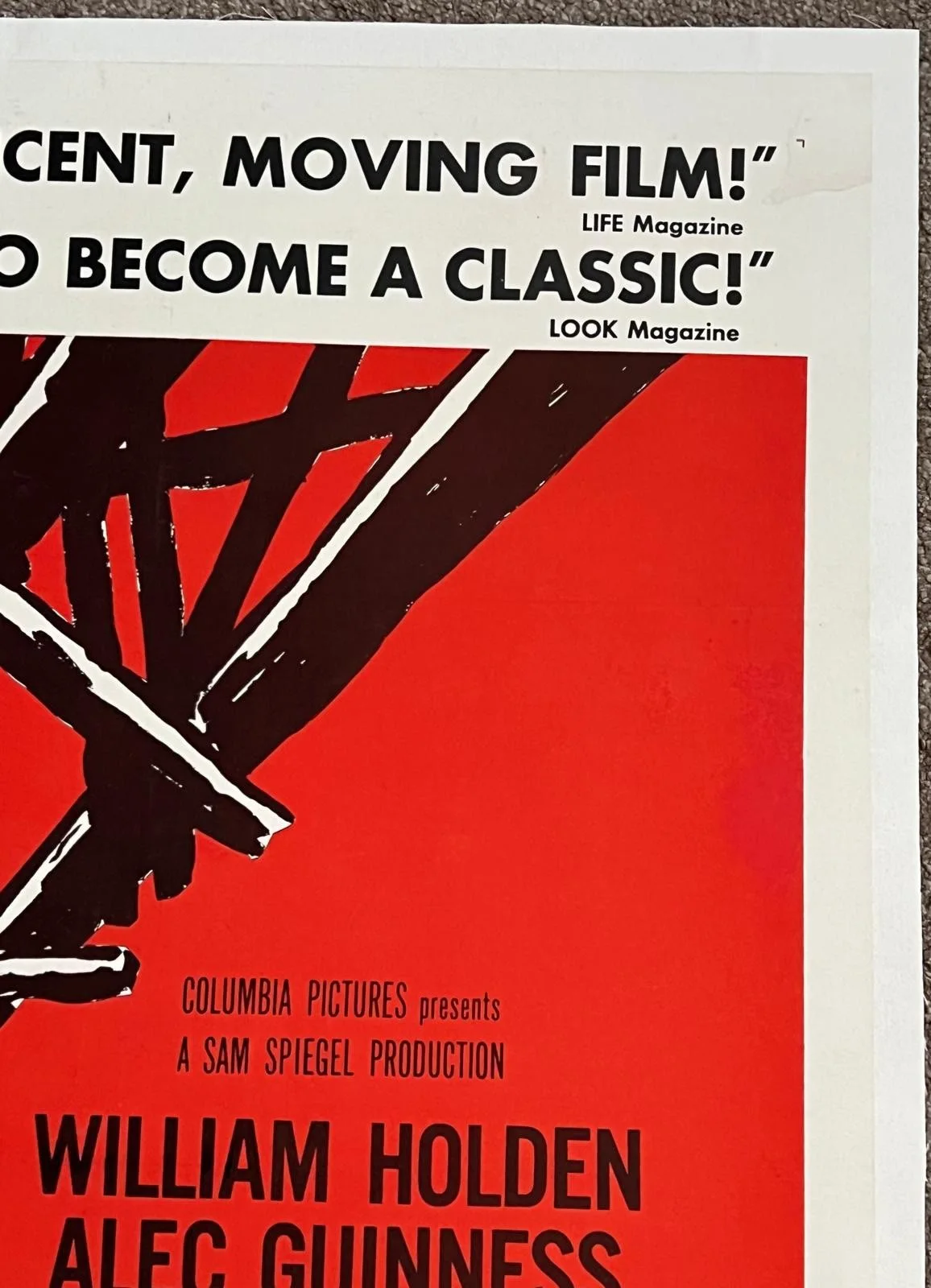 The Bridge on the River Kwai US 1 Sheet Film Poster LINEN BACKED 27X41" 1958 (A), изображение 2
