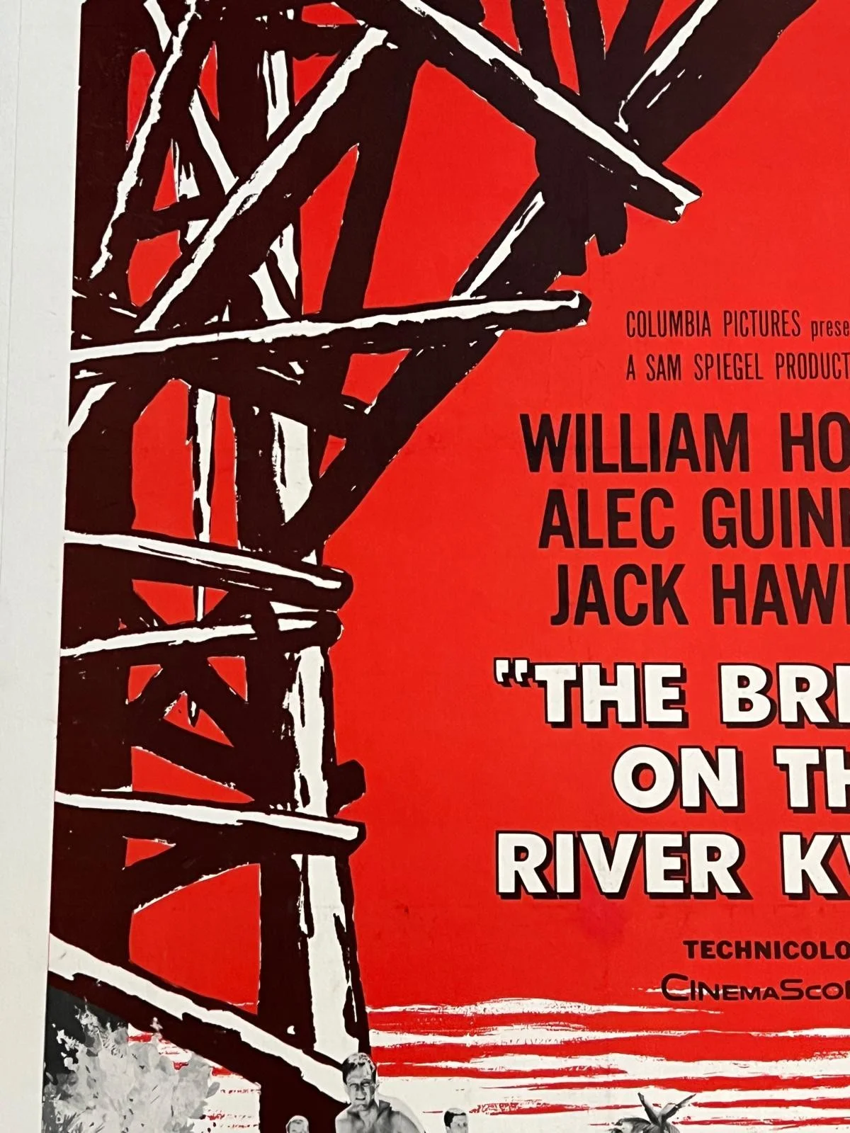 The Bridge on the River Kwai US 1 Sheet Film Poster LINEN BACKED 27X41" 1958 (A), изображение 3