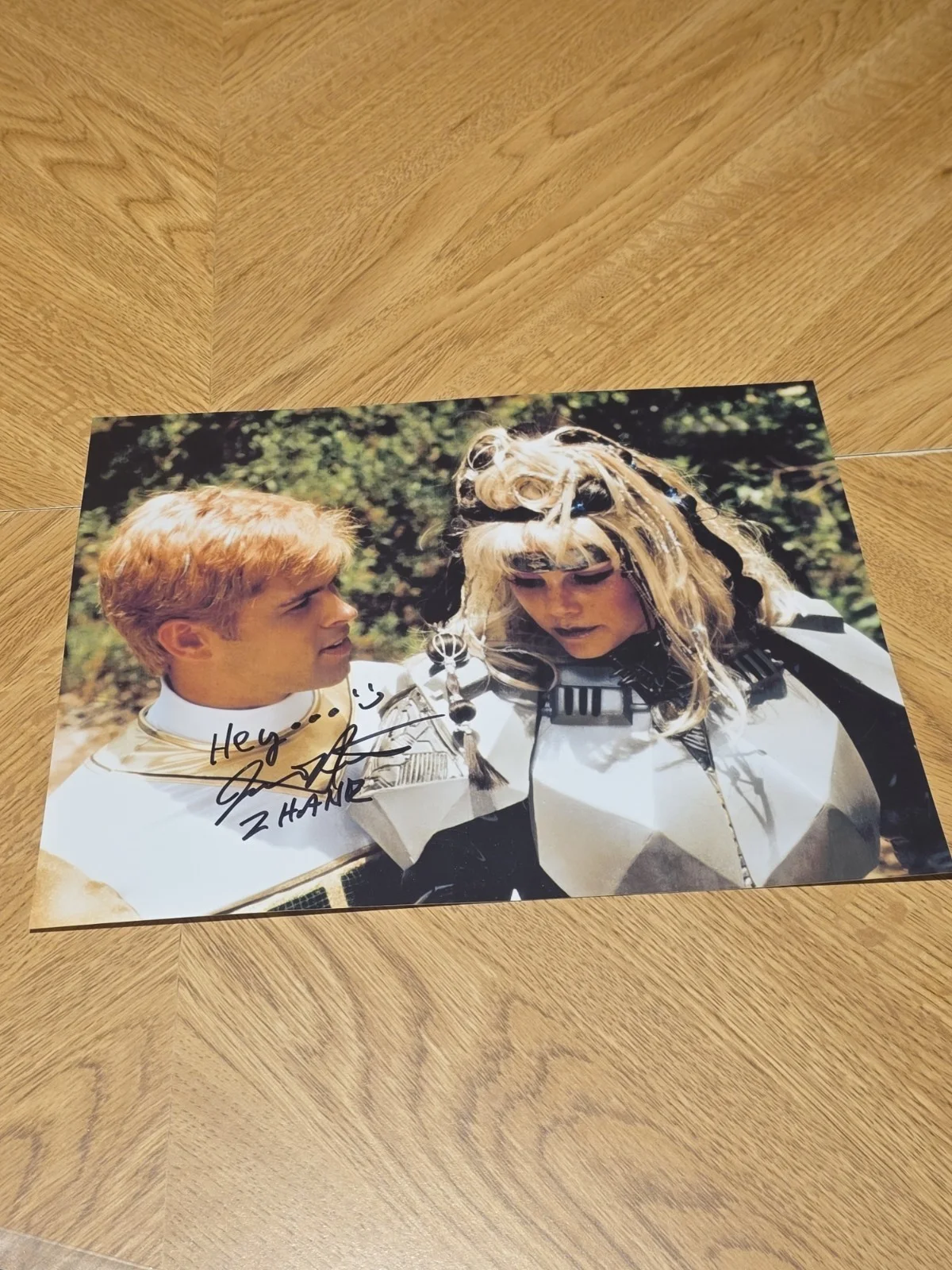 Catherine Sutherland Justin Nimmo Power Rangers Signed 8x10 Photos COA, изображение 3