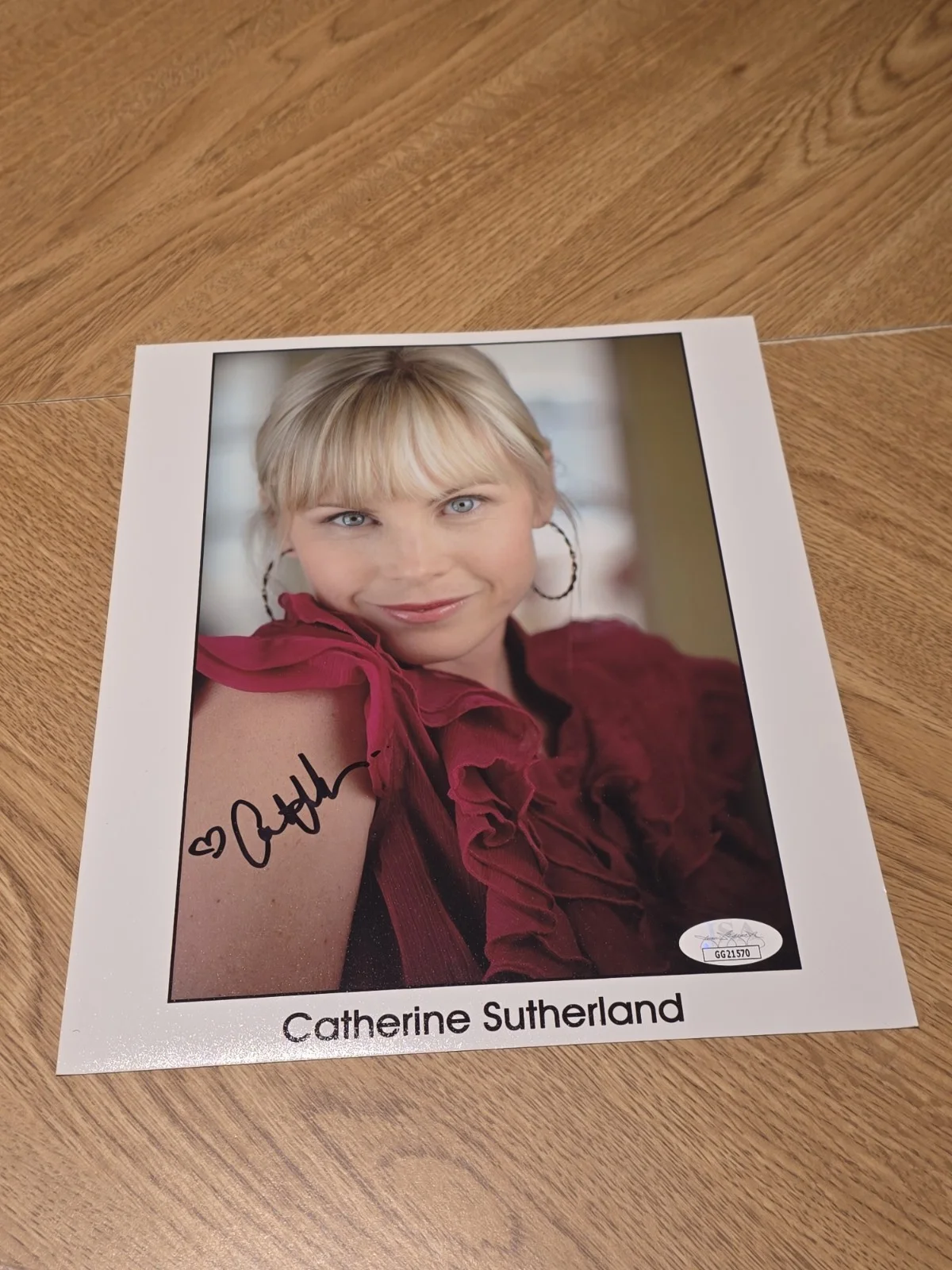 Catherine Sutherland Justin Nimmo Power Rangers Signed 8x10 Photos COA, изображение 4
