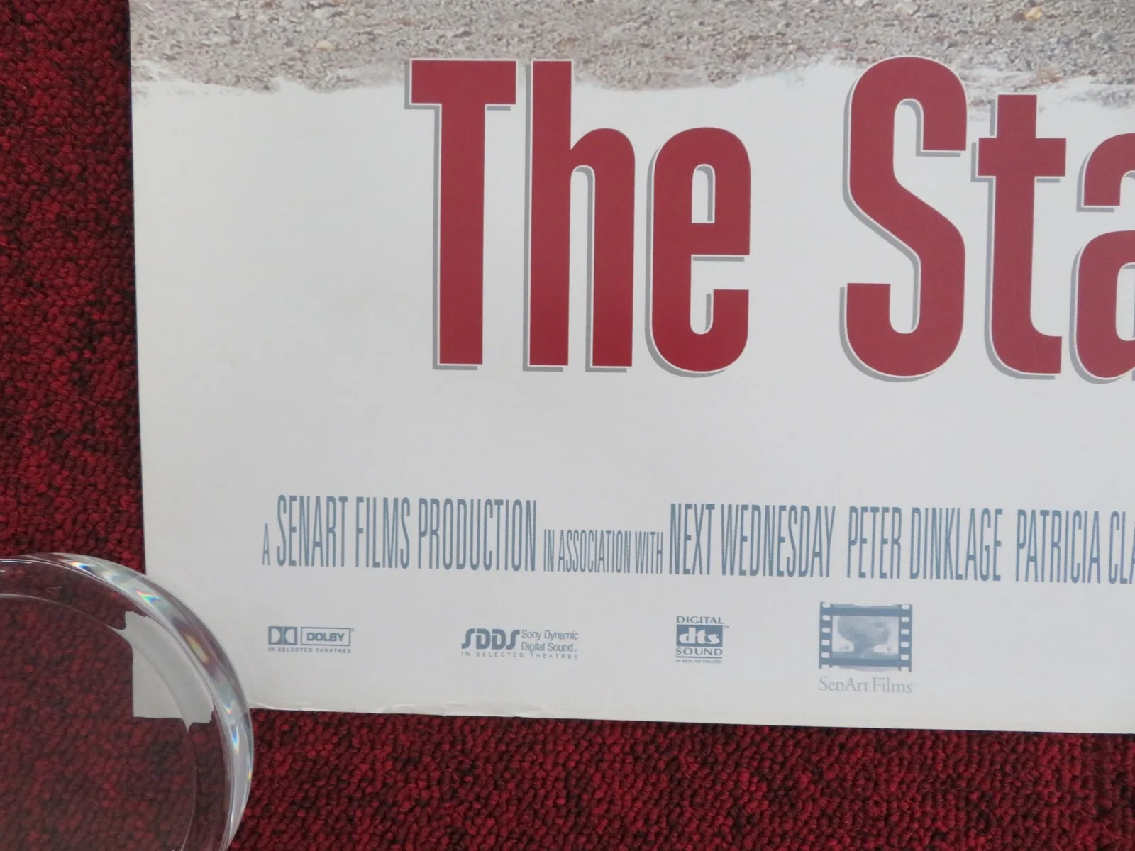 The Station Agent UK Quad Rolled Poster Peter Dinklage Paul Benjamin 2003, image 4