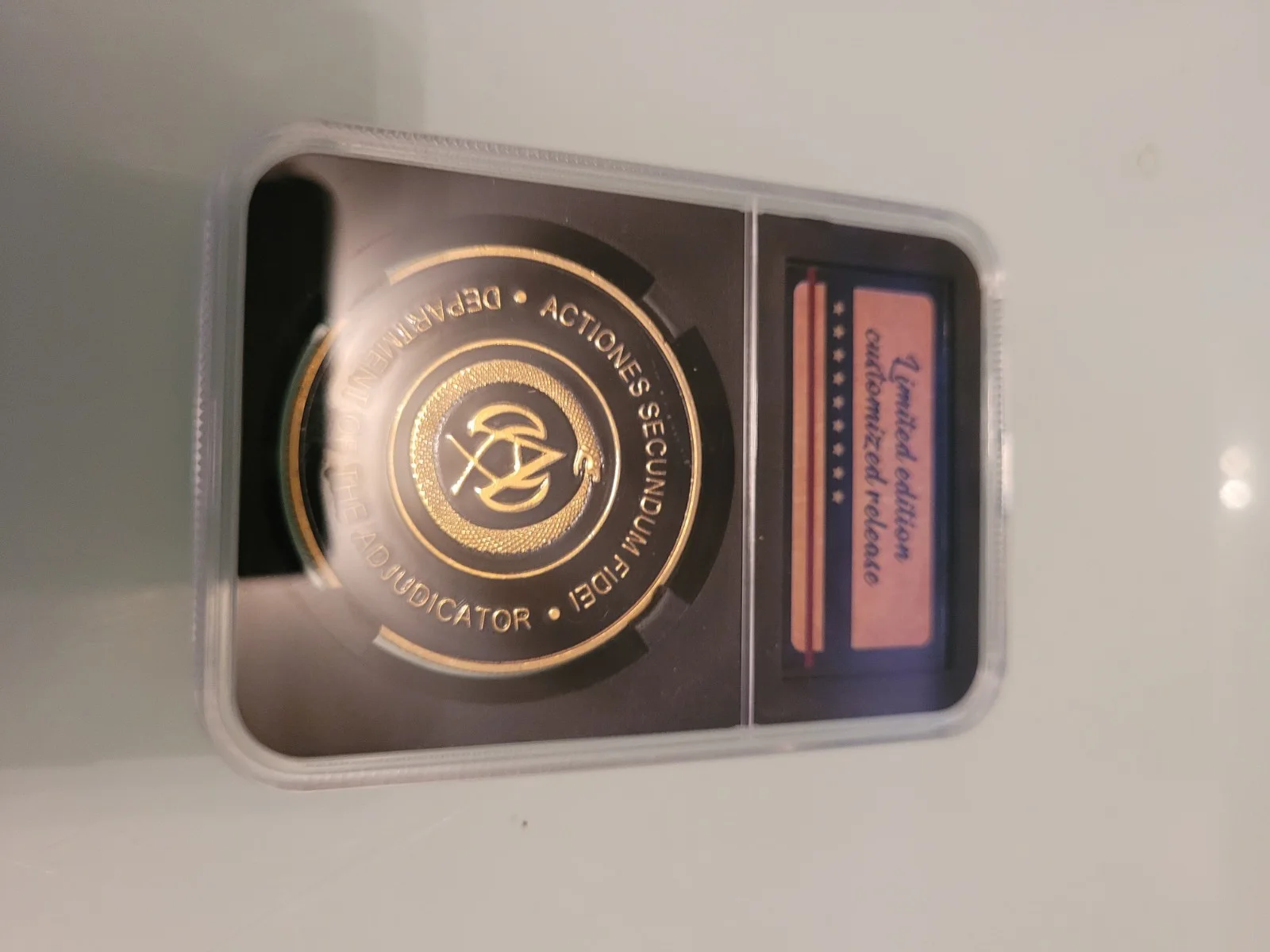 John Wick : Continental Hotel Adjudicator Coin : In Protective Case LTD Edition, image 4