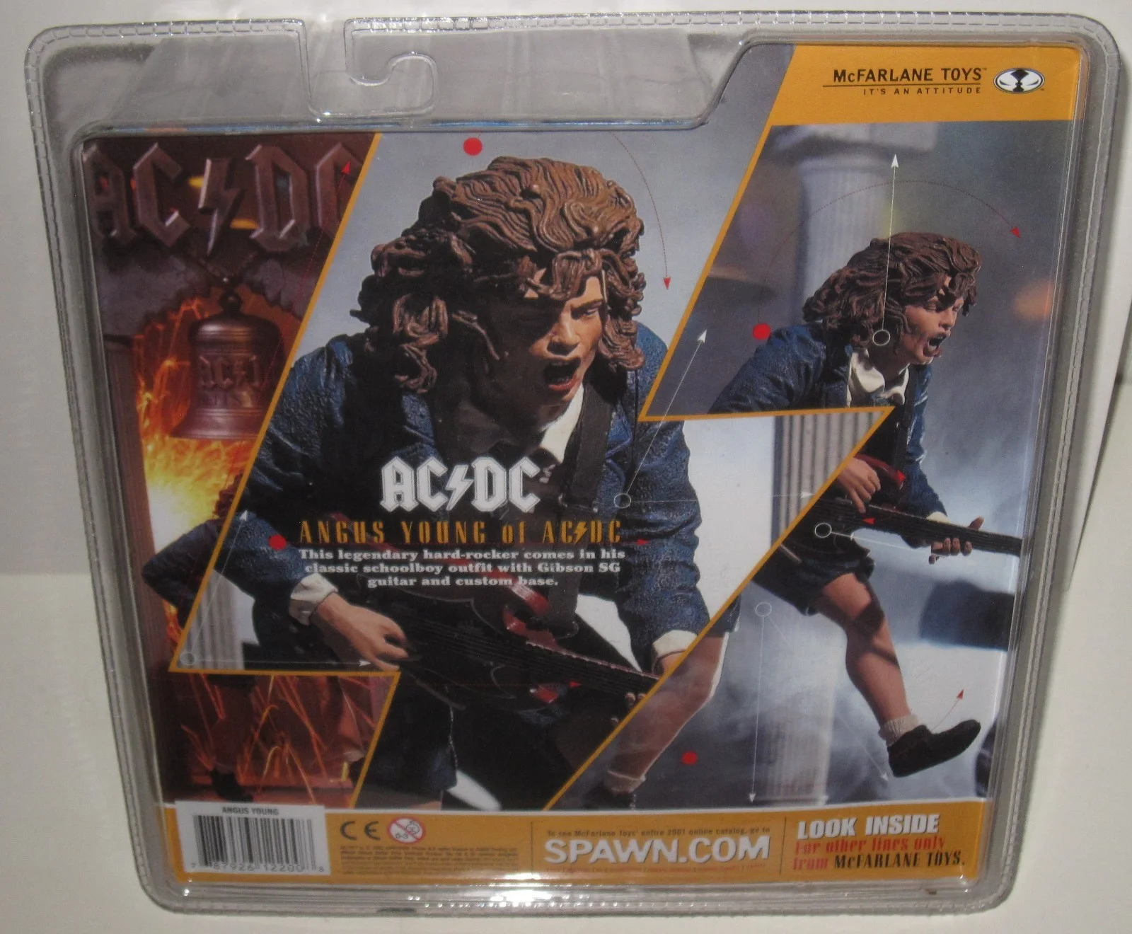 ANGUS YOUNG SIGNED MCFARLANE ACTION FIGURE TOY AC/DC ROCK AUTOGRAPH JSA COA, image 5