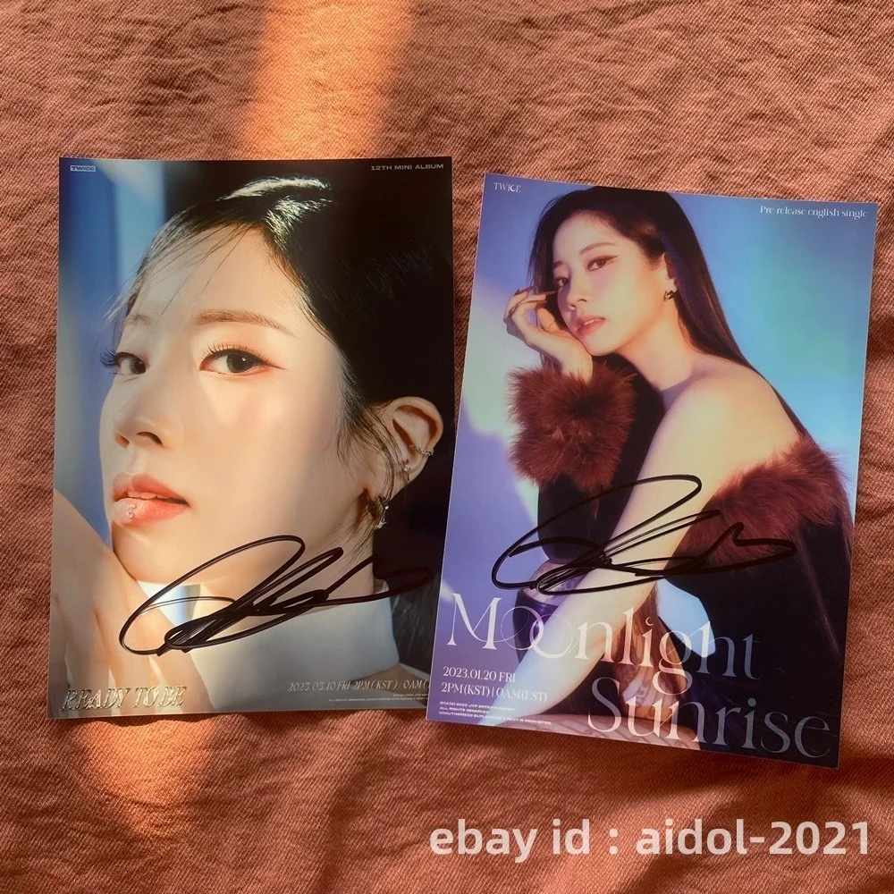 TWICE Kim DaHyun Autographed Signed Photo 5*7 K-POP Collectibles 2026, image 2
