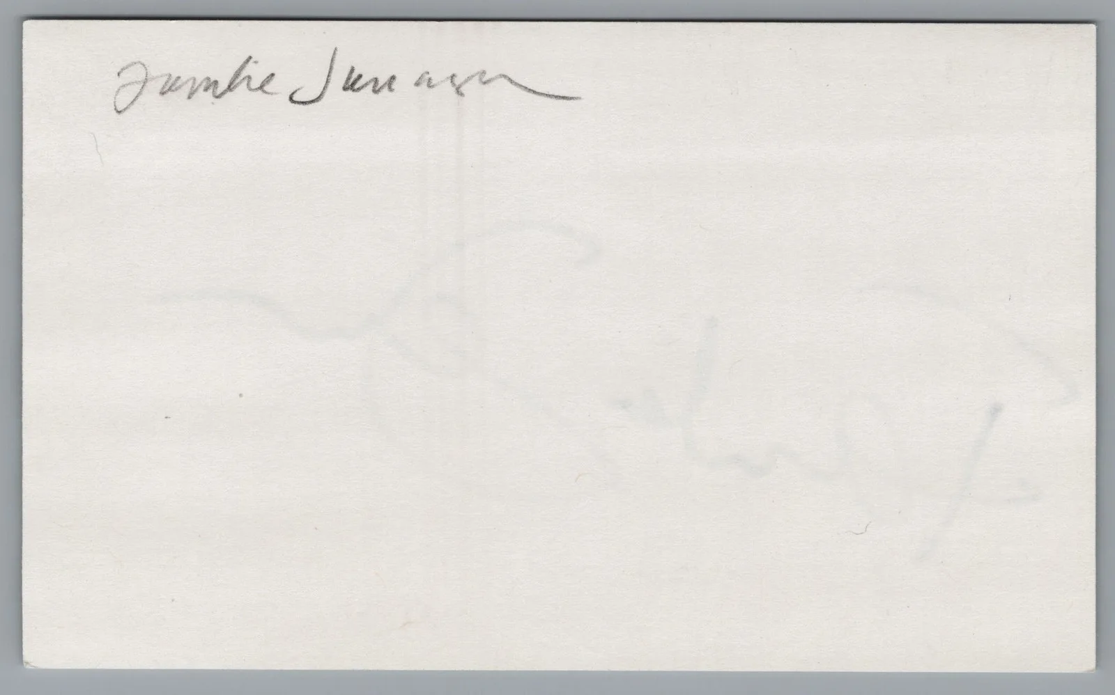Famke Janssen — Famke Janssen Signed 3x5 Index Card X-Men Autographed, изображение 2