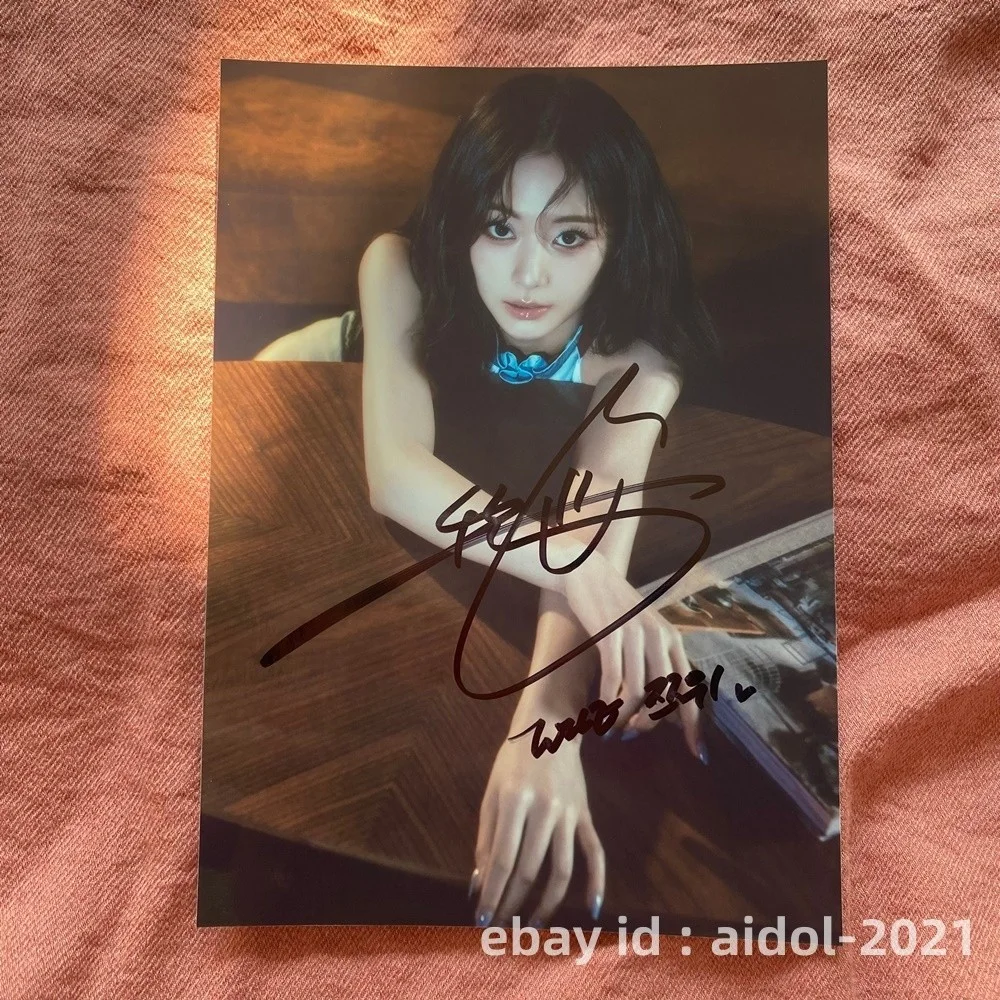 TWICE Tzuyu Autographed Signed Photo 5*7 K-POP Collectibles 202602, изображение 4