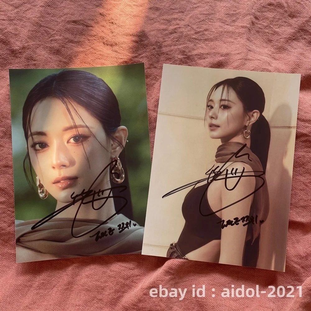 TWICE Tzuyu Autographed Signed Photo 5*7 K-POP Collectibles 202604, image 2
