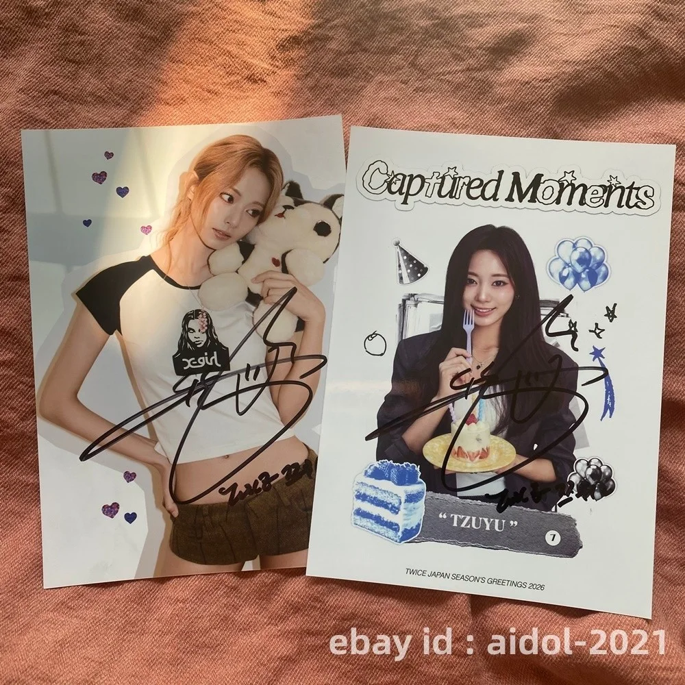 TWICE Tzuyu Autographed Signed Photo 5*7 K-POP Collectibles 202603, image 2