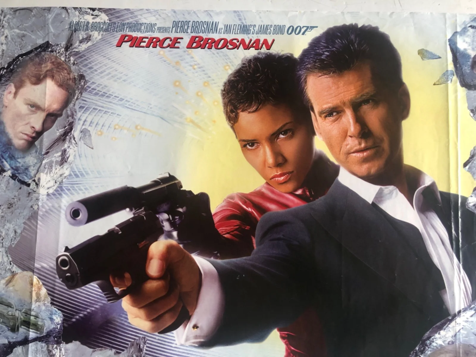 JAMES BOND ORIGINAL MOVIE POSTERS DIE ANOTHER DAY QUAD 40 X 30 + 40 X 27 ADVANCE, image 3
