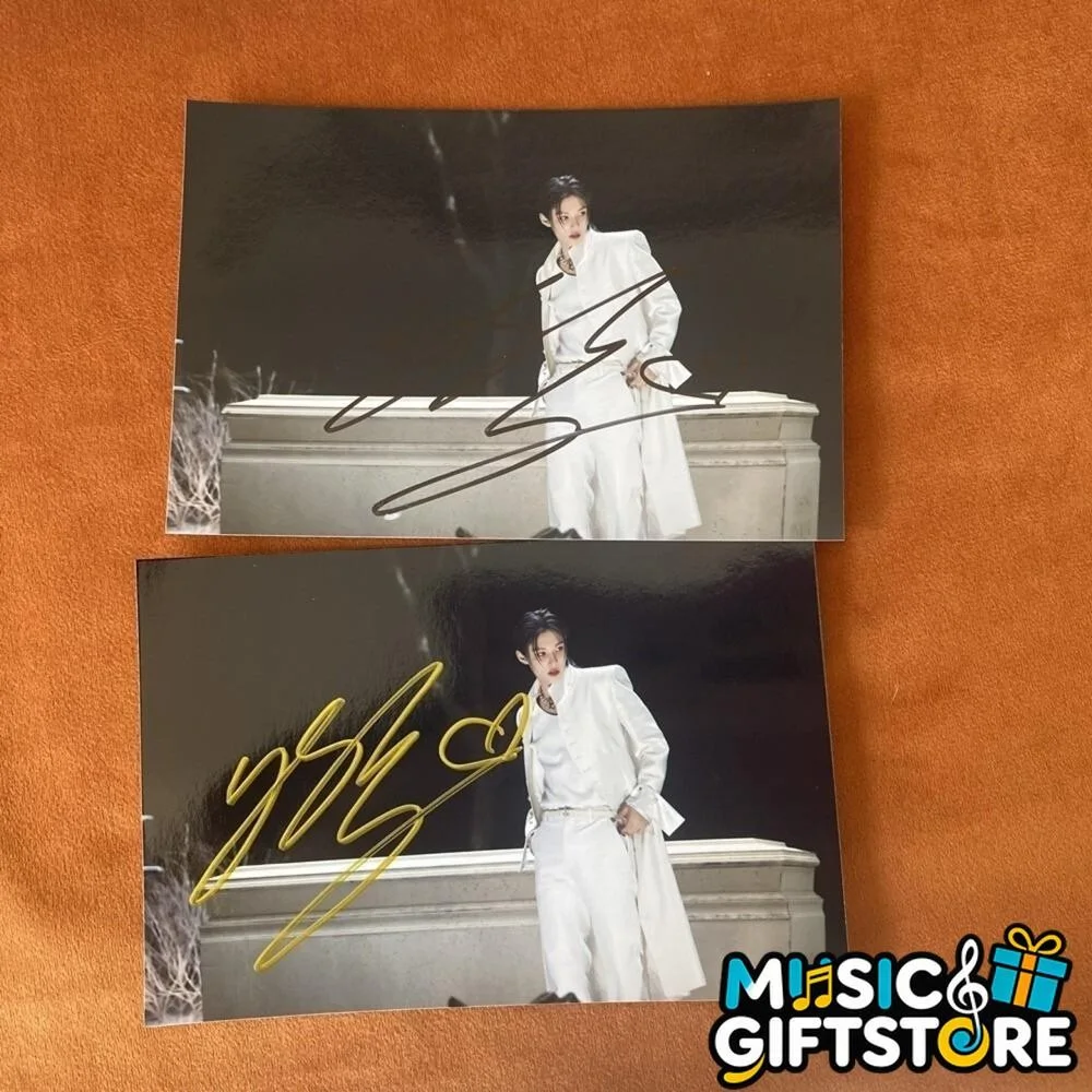 Stray Kids FELIX Felix Photo Autographed Signed K-POP Collection 4*6 2025B #MUGS, изображение 5