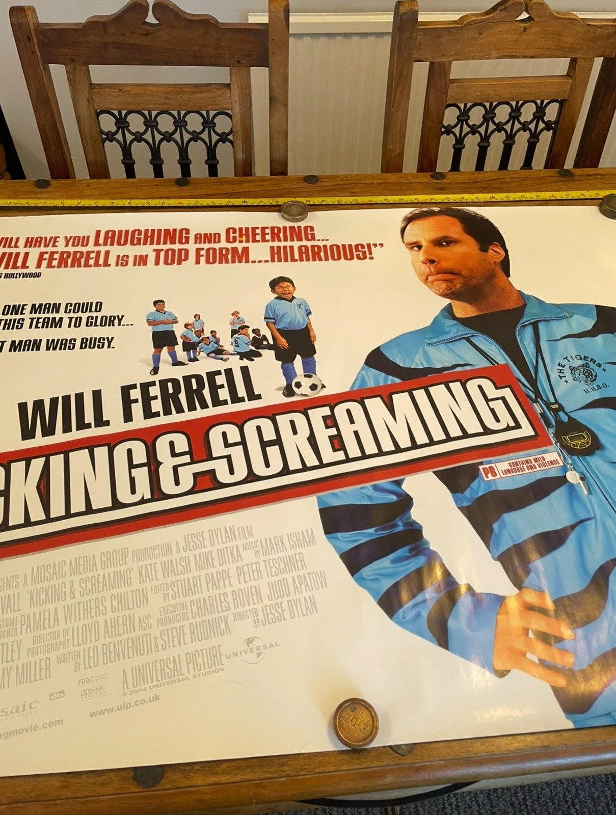 2005 Original Kicking And Screaming Will Ferrel Film Movie Poster, изображение 4