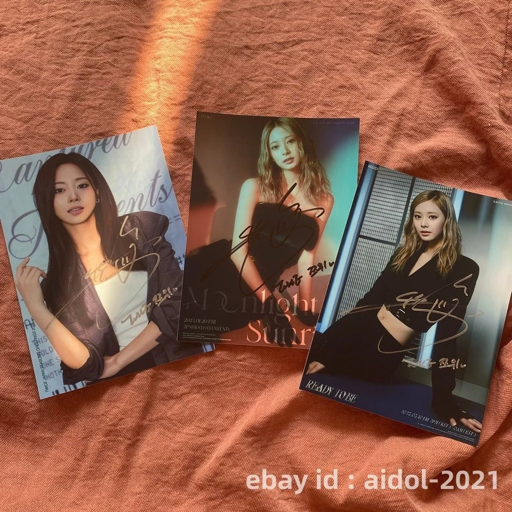 TWICE Tzuyu Autographed Signed Photo 5*7 K-POP Collectibles 202601, изображение 2