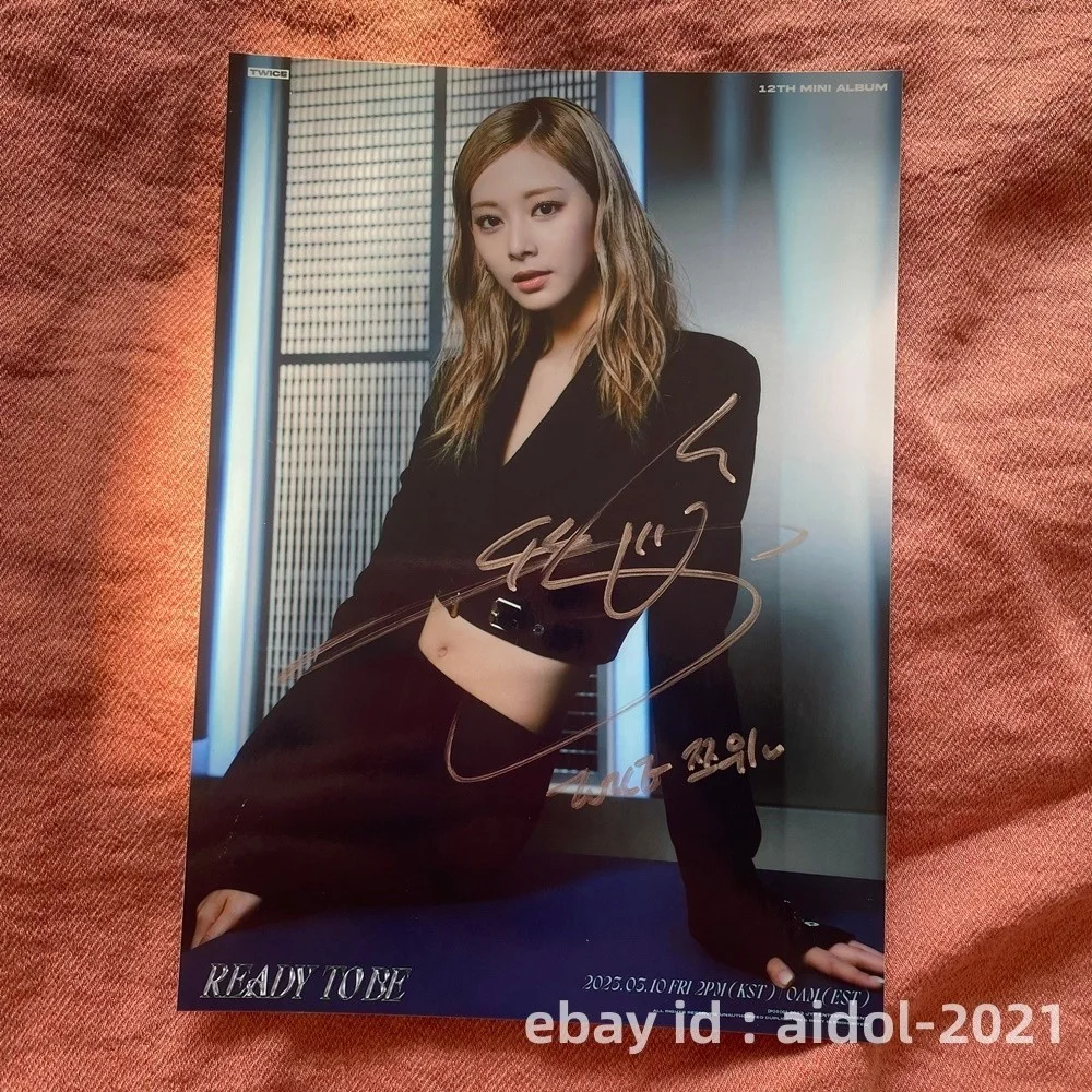 TWICE Tzuyu Autographed Signed Photo 5*7 K-POP Collectibles 202601, изображение 3
