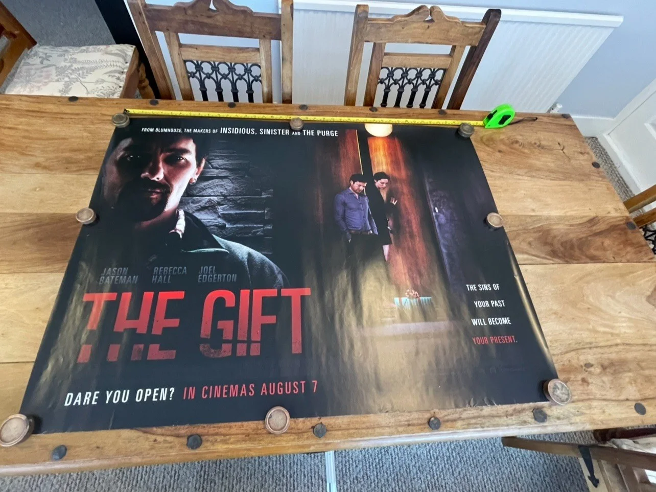 Original The Gift Movie poster 2015 X2, изображение 2