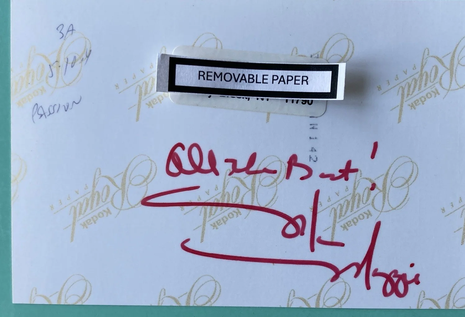 Marin Mazzie — Marin Mazzie Signed (twice) Photo 4X6 Back & Front Curtain Call Passion As Clara, image 3