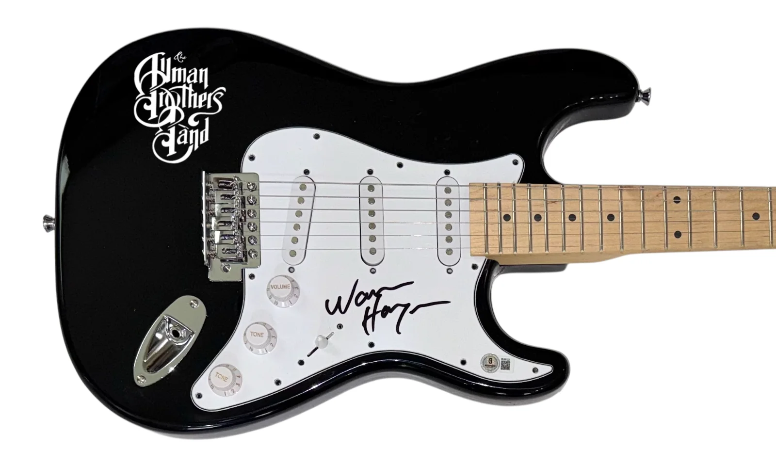 Warren Haynes Signed Autograph Electric Guitar Allman Brothers Band Beckett COA, изображение 2