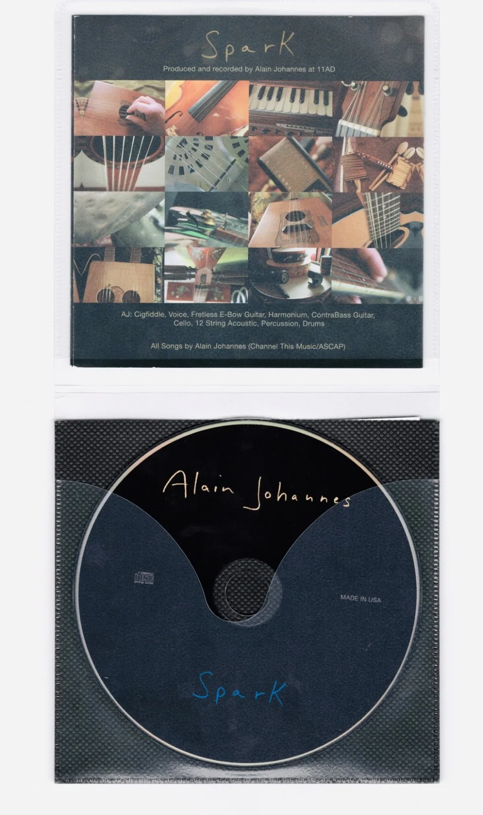 ALAIN JOHANNES signed autographed auto Spark Booklet CD Bonus Promo QOTSA 11, image 2