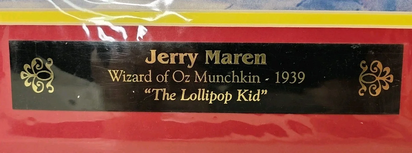 Jerry Maren — Wizard Of Oz Munchkin 1939 Jeremy Maren Authentic Signed Photo The Lollipop Kid, изображение 2