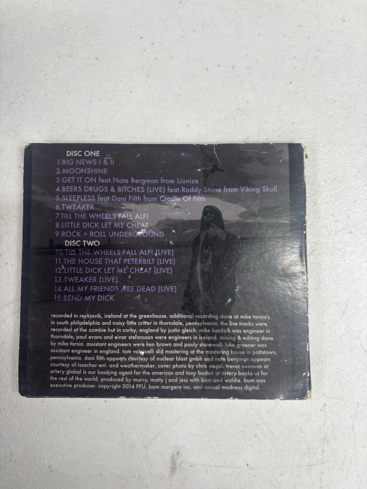 F**kface Unstoppable Signed CD & Booklet Autographed by Band, image 3