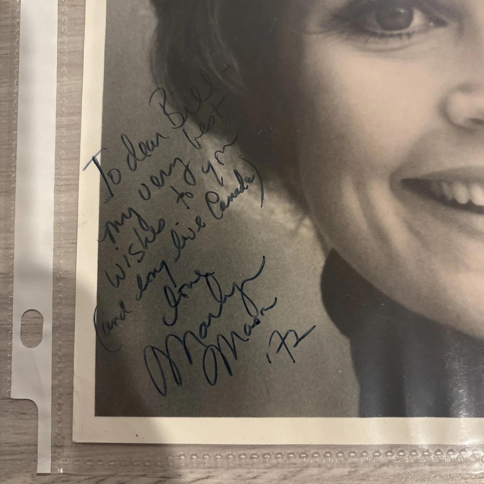 Marlyn Mason Signed 8x10 Photo - Hogan's Heroes, Dr. Kildare, My Three Sons - B, image 2
