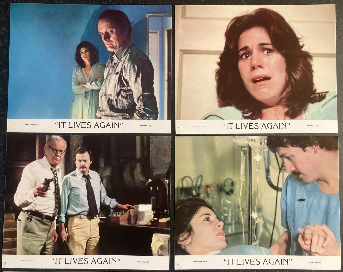 IT LIVES AGAIN 1978 Original Movie US Lobby Card Set 10x8 70's Horror, изображение 2