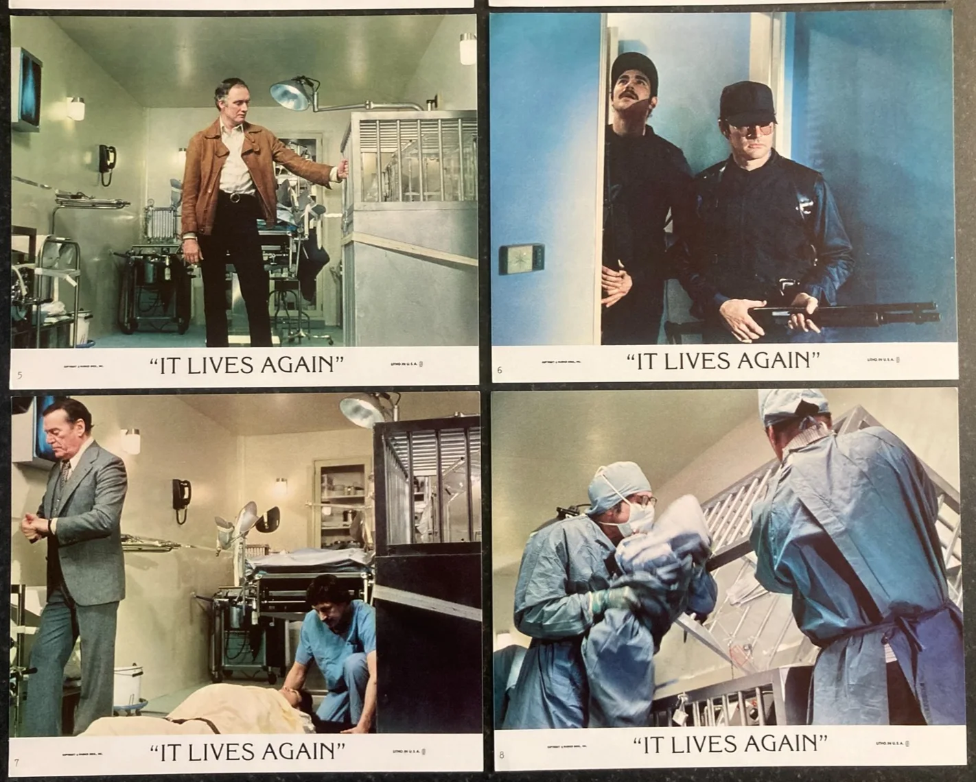 IT LIVES AGAIN 1978 Original Movie US Lobby Card Set 10x8 70's Horror, изображение 3