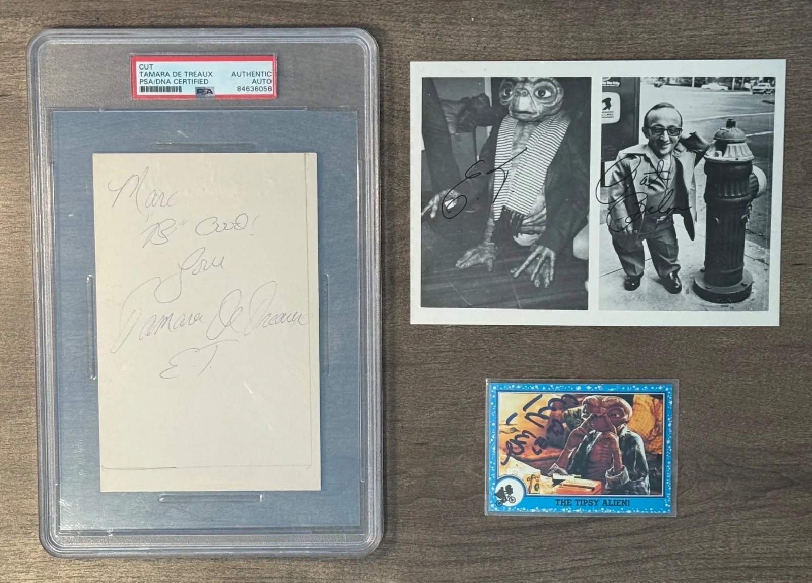 Tamara De Treaux — RARE LOT ORIGINAL 3 ET SIGNED AUTOGRAPH RARE Tamara De Treaux Bilon Demeritt PSA, image 2