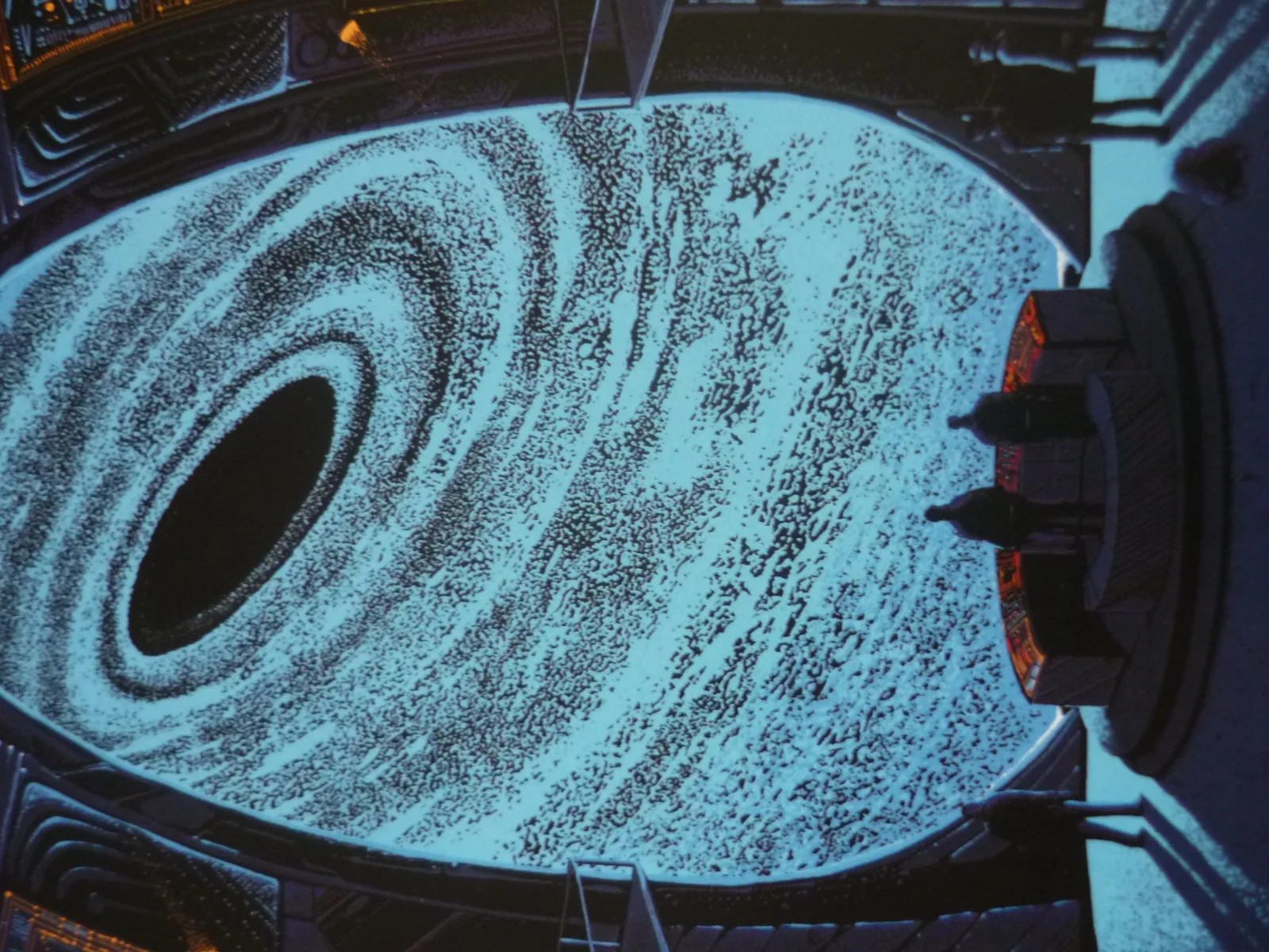 10x8 Framed mounted poster cinema screening the black hole, image 2