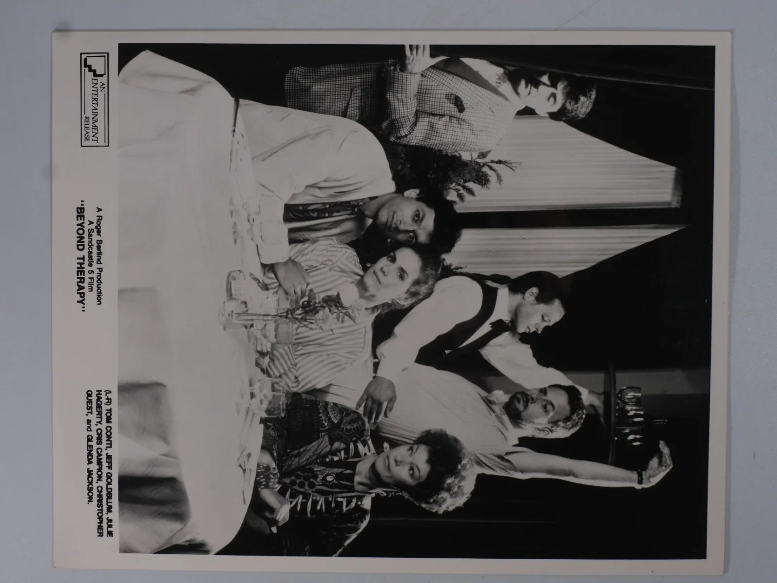 Vintage Beyond Therapy Black & White Lobby Cards x5, image 3