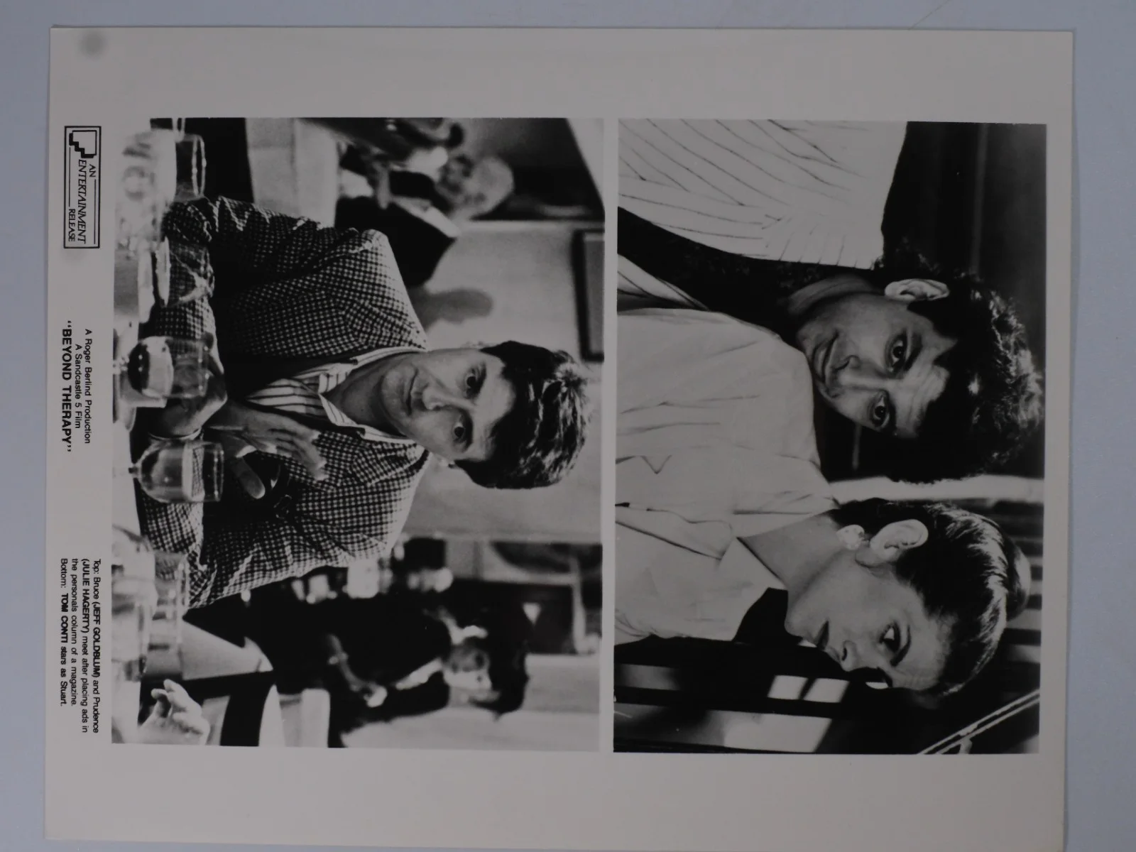 Vintage Beyond Therapy Black & White Lobby Cards x5, image 4