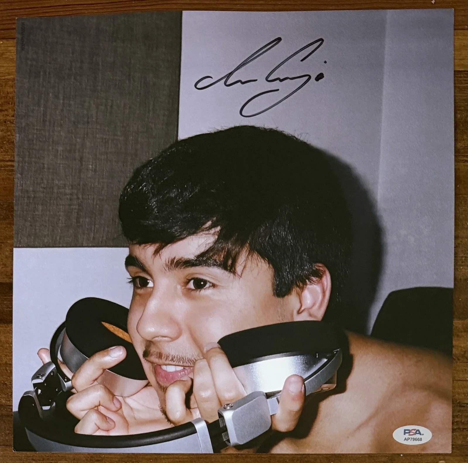 Ivan Cornejo Mirada Orange Vinyl & Signed Photograph Card PSA DNA COA Autograph, изображение 2
