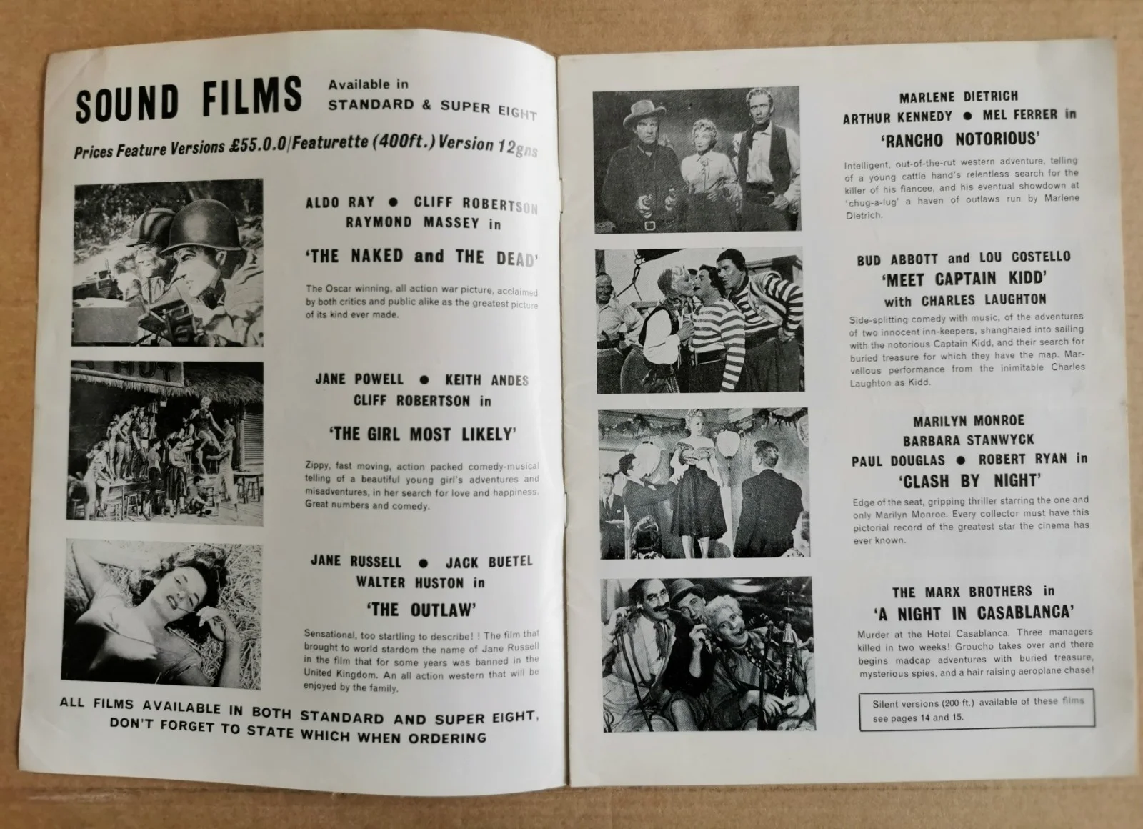 Heritage Films 8mm Catalogue + Glamour Supplement + Flyer (1960s) Rare!, изображение 3
