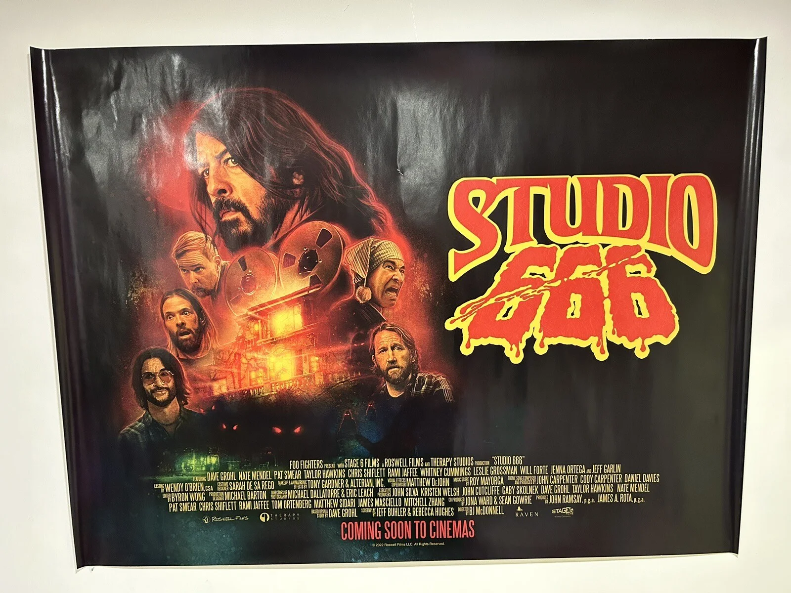 STUDIO 666, 2022 Cinema Quad Poster - FOO FIGHTERS, DAVE GROHL, image 2