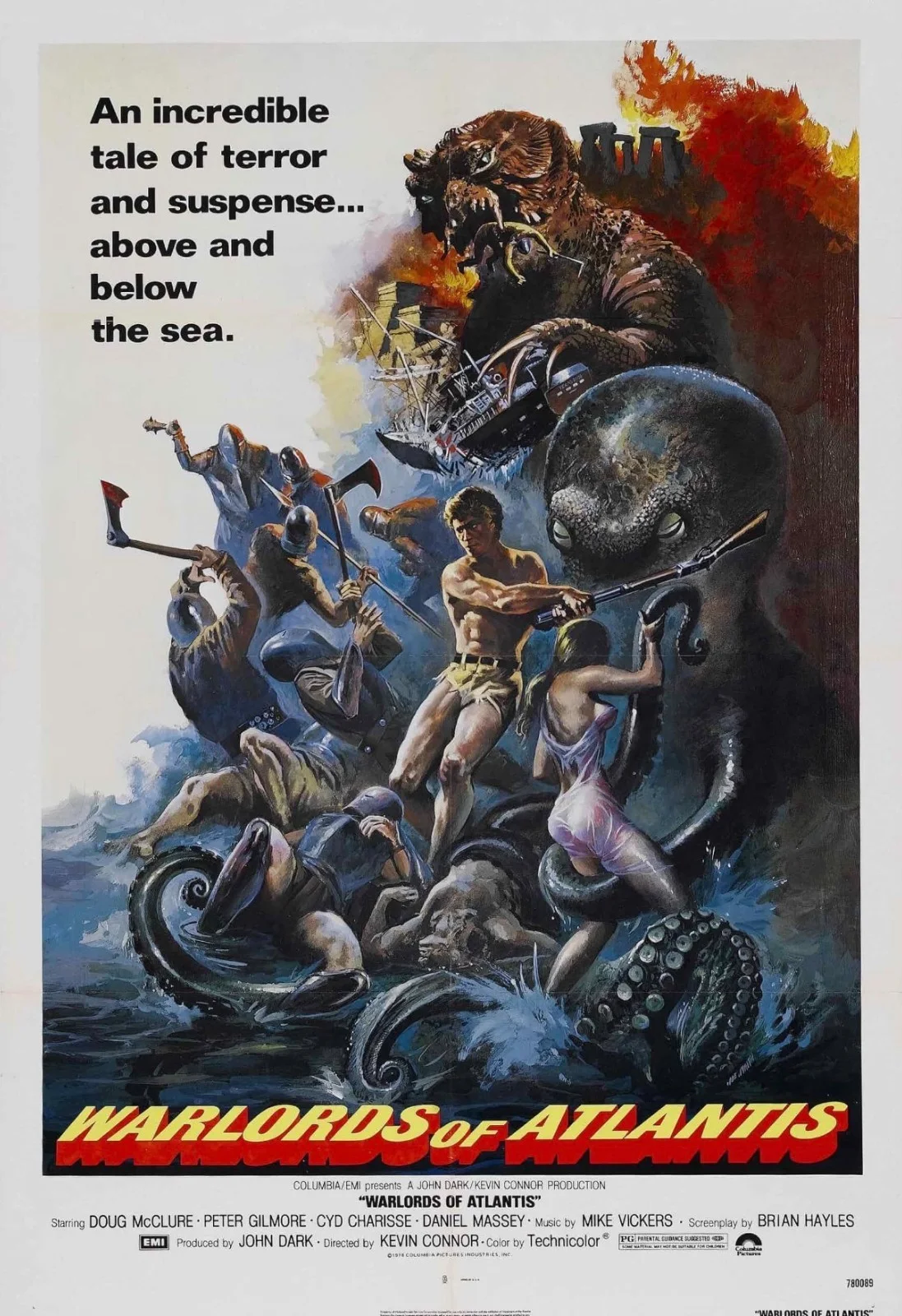 Warlords Of Atlantis (1989) Very Rare Unmounted Genuine 35mm Film Cells, изображение 2
