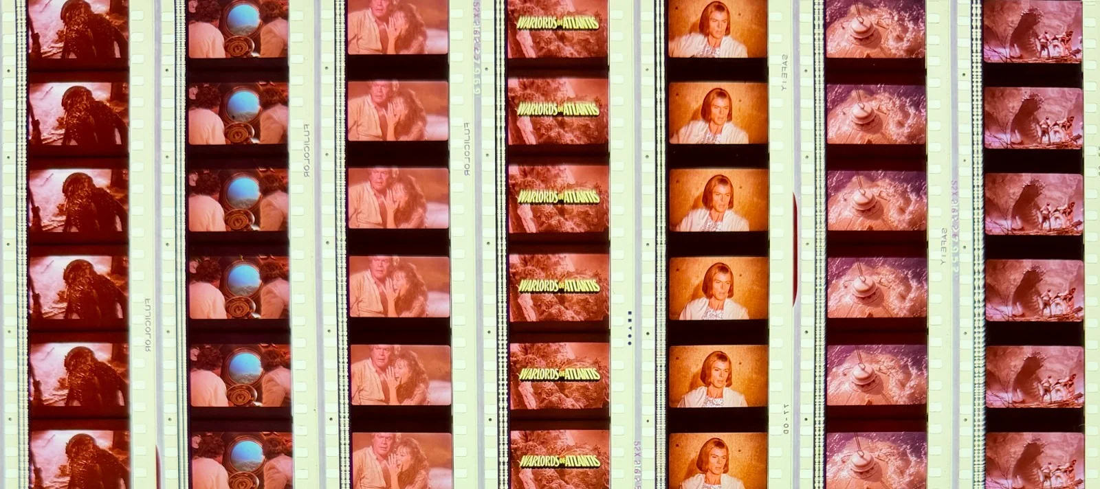 Warlords Of Atlantis (1989) Very Rare Unmounted Genuine 35mm Film Cells, изображение 3