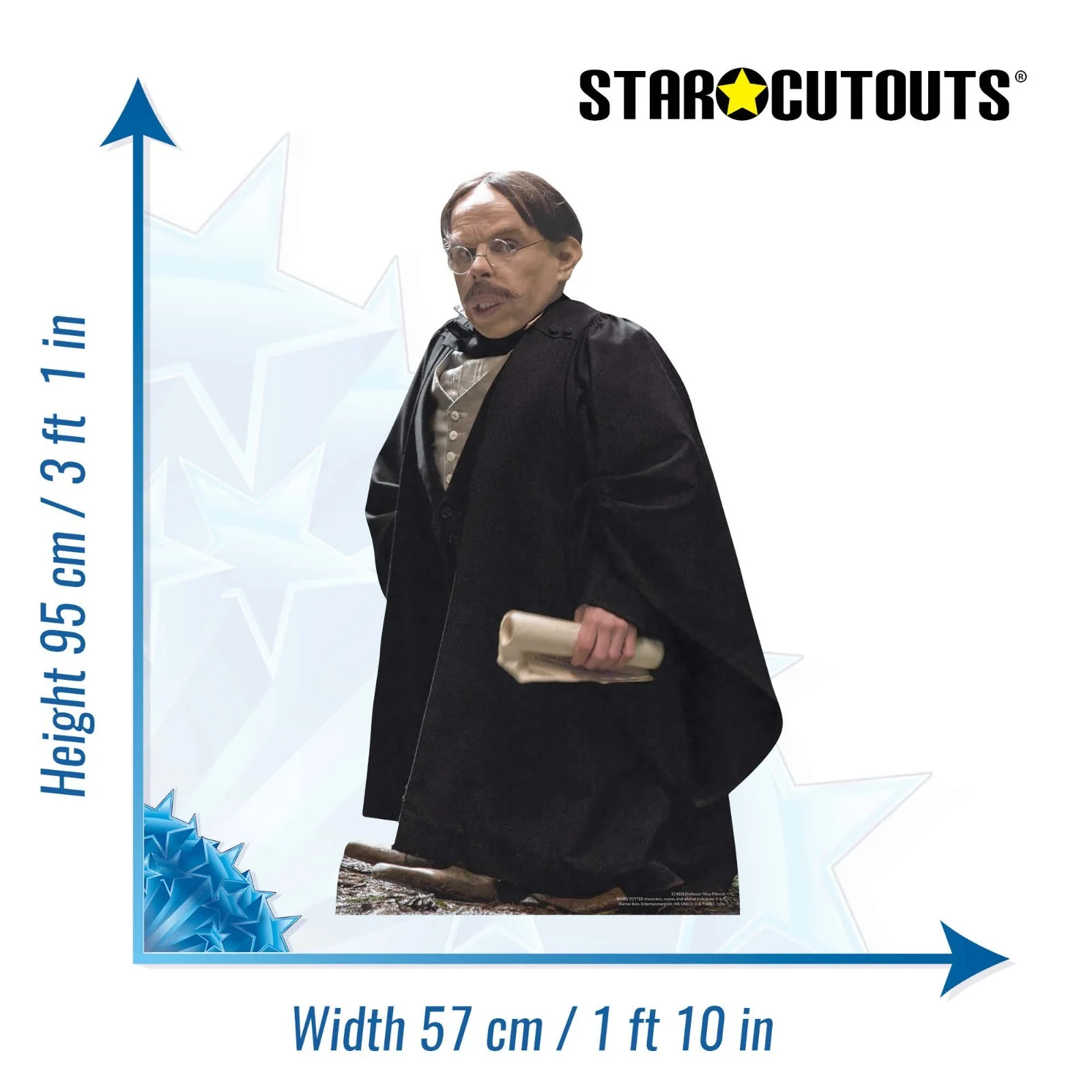 Filius Flitwick from Harry Potter Official Lifesize Cardboard Cutout / Standee, image 4