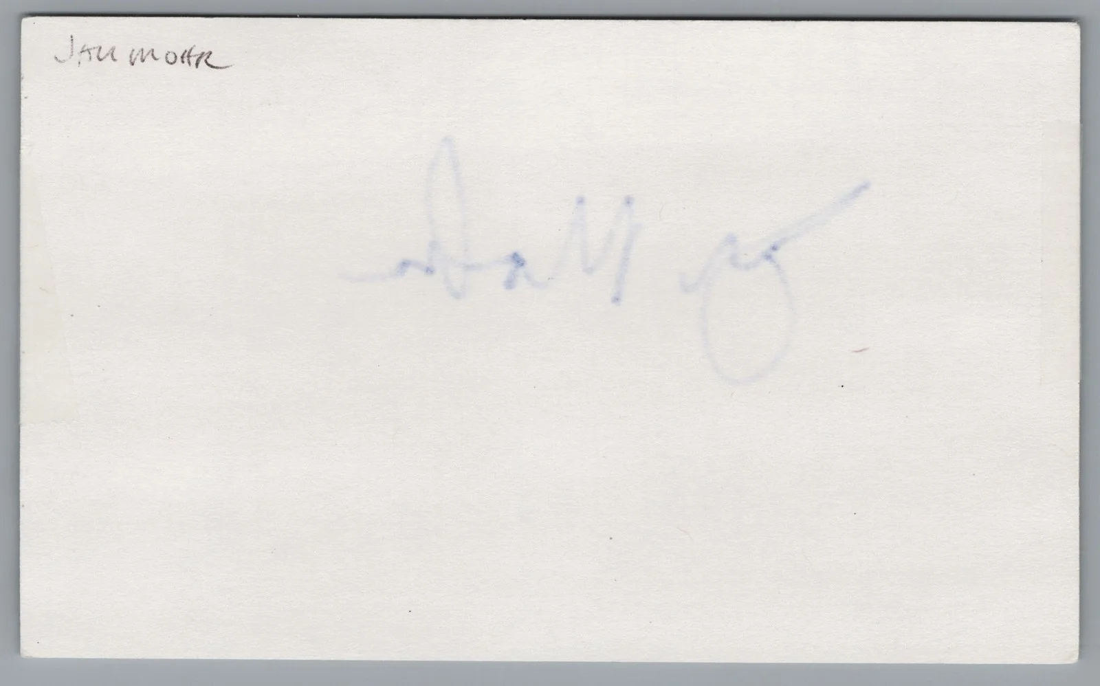 Jay Mohr — Jay Mohr Signed 3x5 Index Card Ghost Whisperer Autographed, image 2