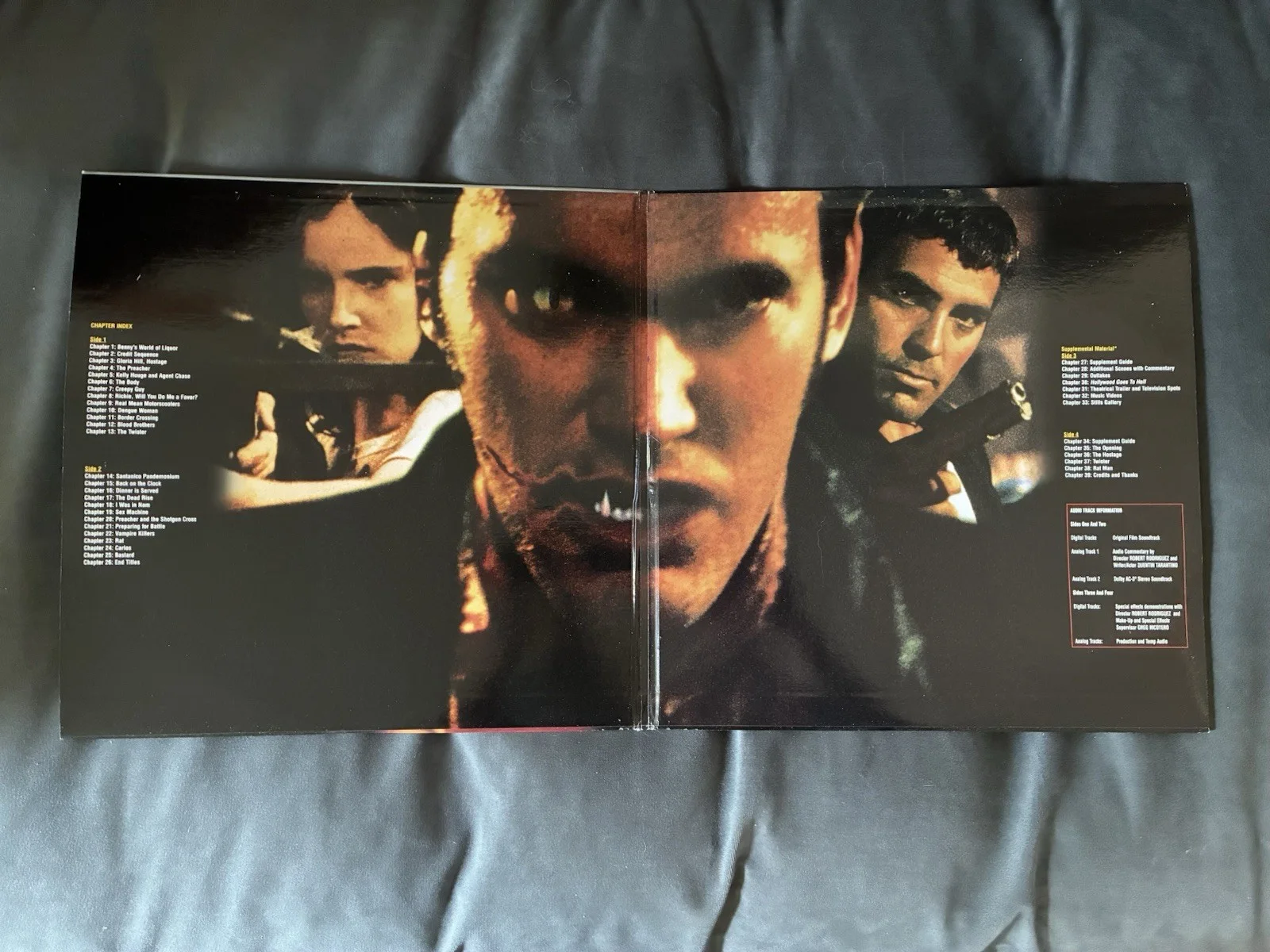 Tom Savini — SIGNED From Dusk Till Dawn 2-disc Letterbox Director's Cut Laserdisc AUTOGRAPHED, image 3