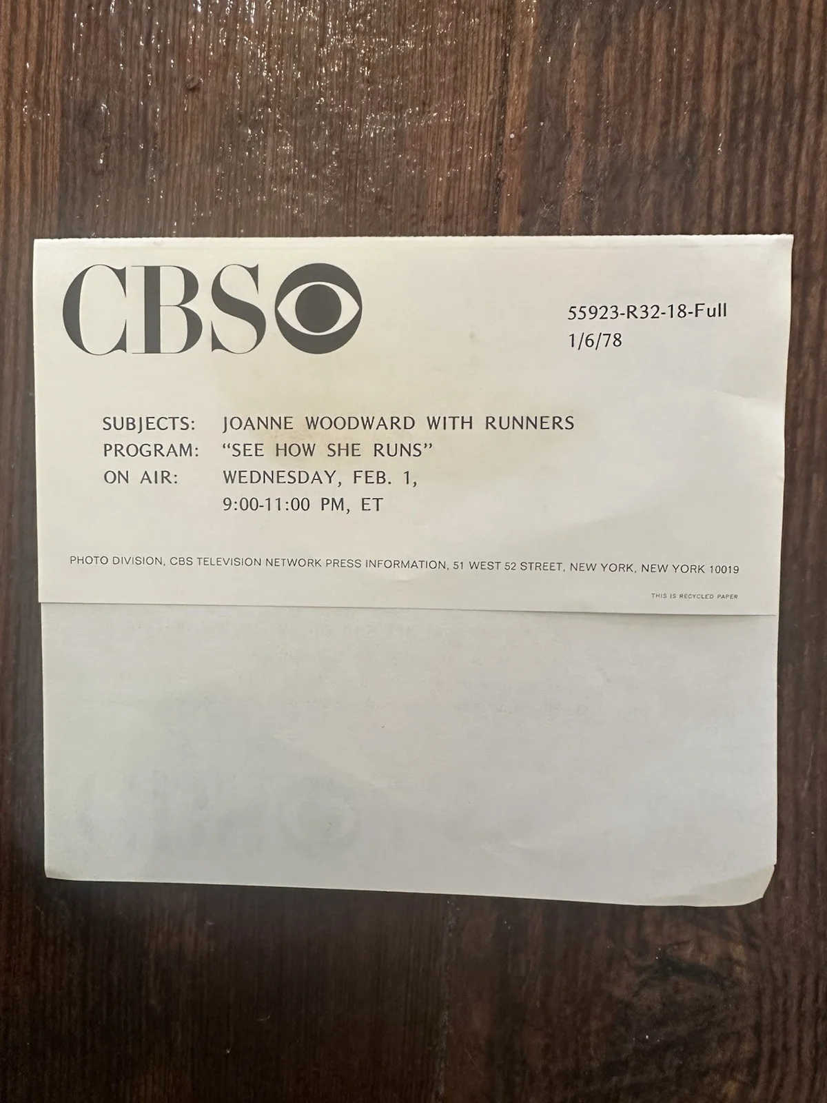 Vintage CBS Joanne Woodward Signed Photograph 1978 Press Promo Autographed, изображение 3