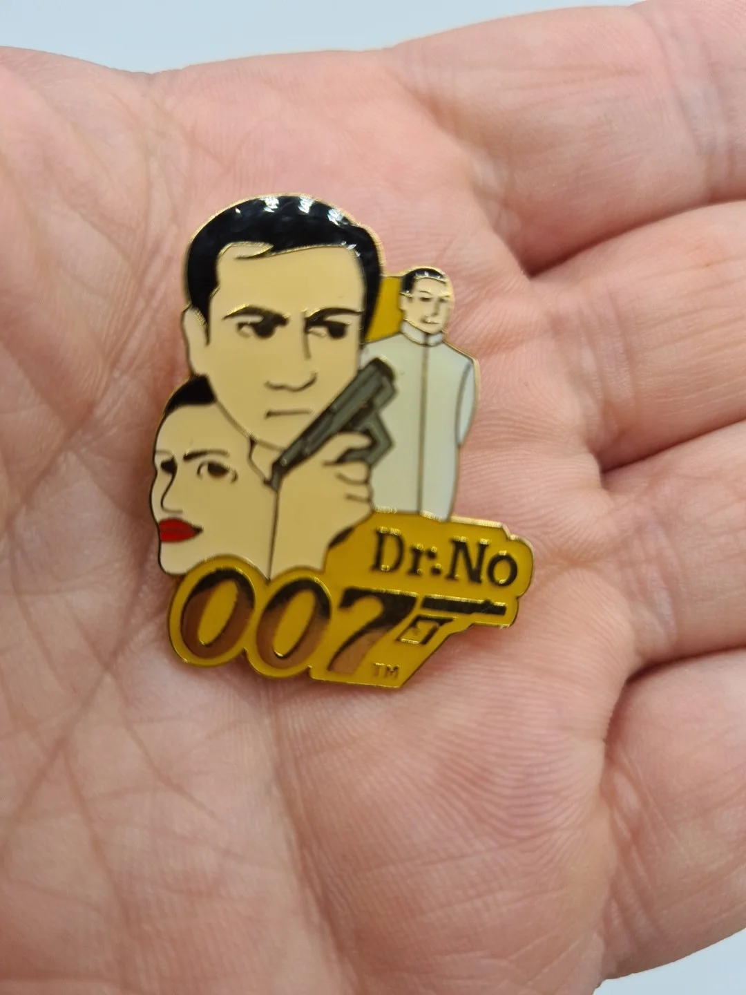 James Bond 007 Vintage Badges Dr. No Octopussy Pins Lot A47, image 5