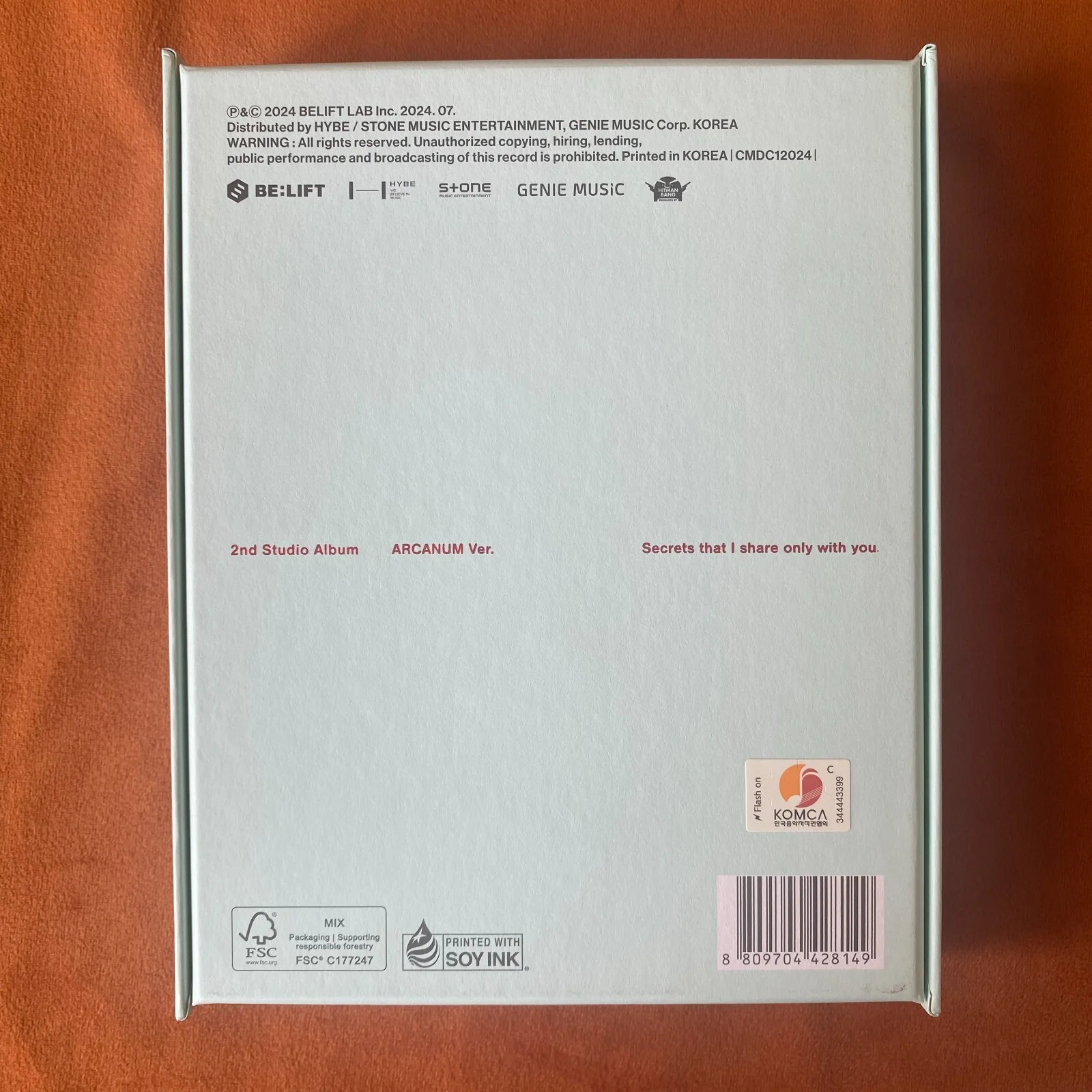 ENHYPEN 2nd Studio Album Romance: Untold CD K-POP Official Autographed Signed, изображение 2