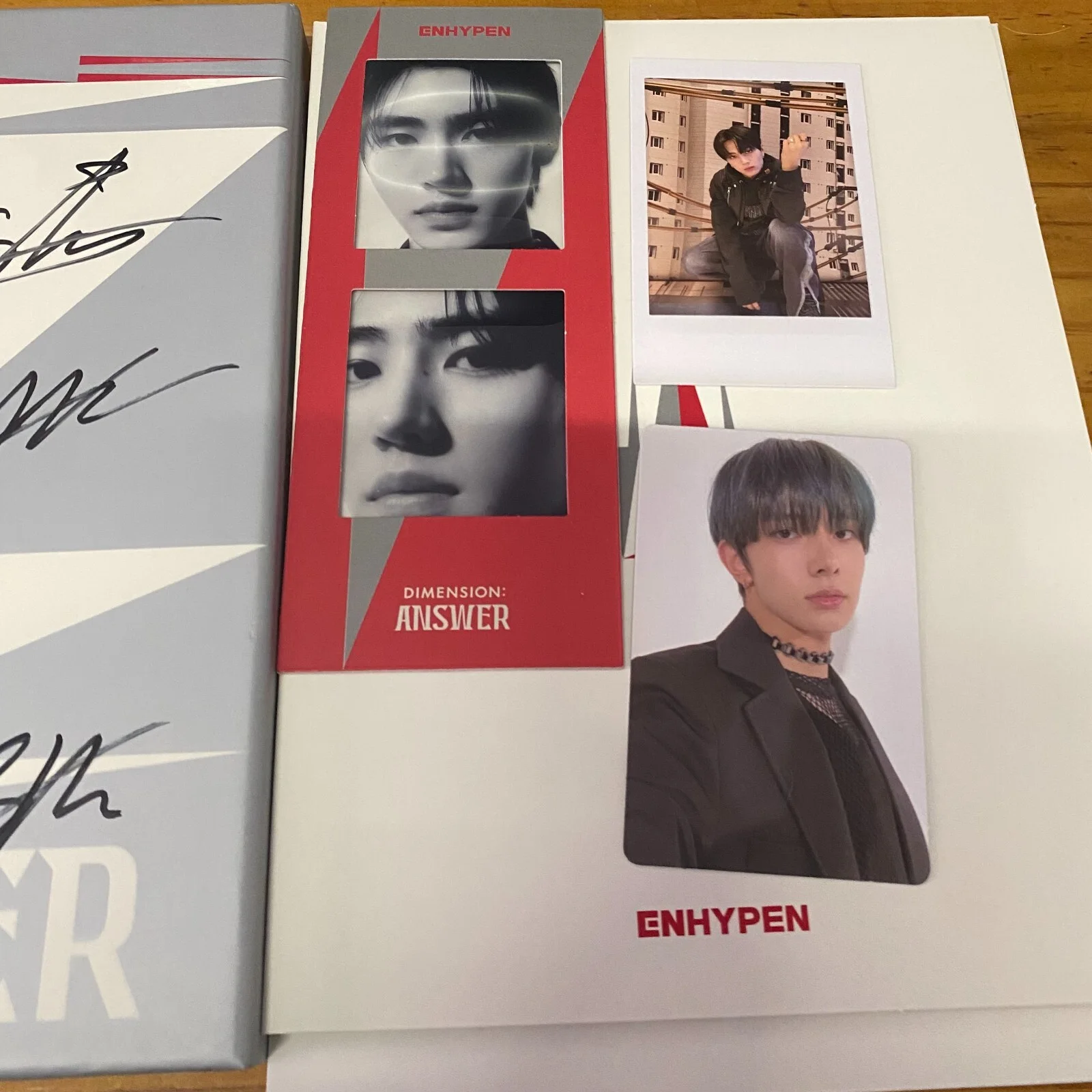 ENHYPEN Album DIMENSION ANSWERCD K-POP Official Autographed Signed 2024, image 3