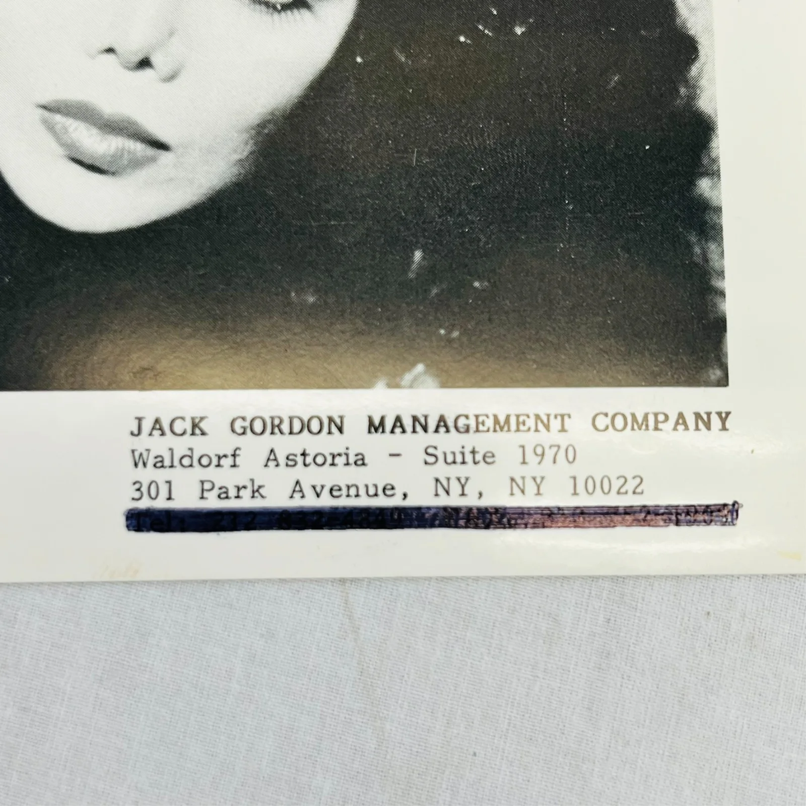 Vintage LaToya Jackson Signed 6x4 Glossy 1992 Postmarked Blue Ink Autograph, изображение 2