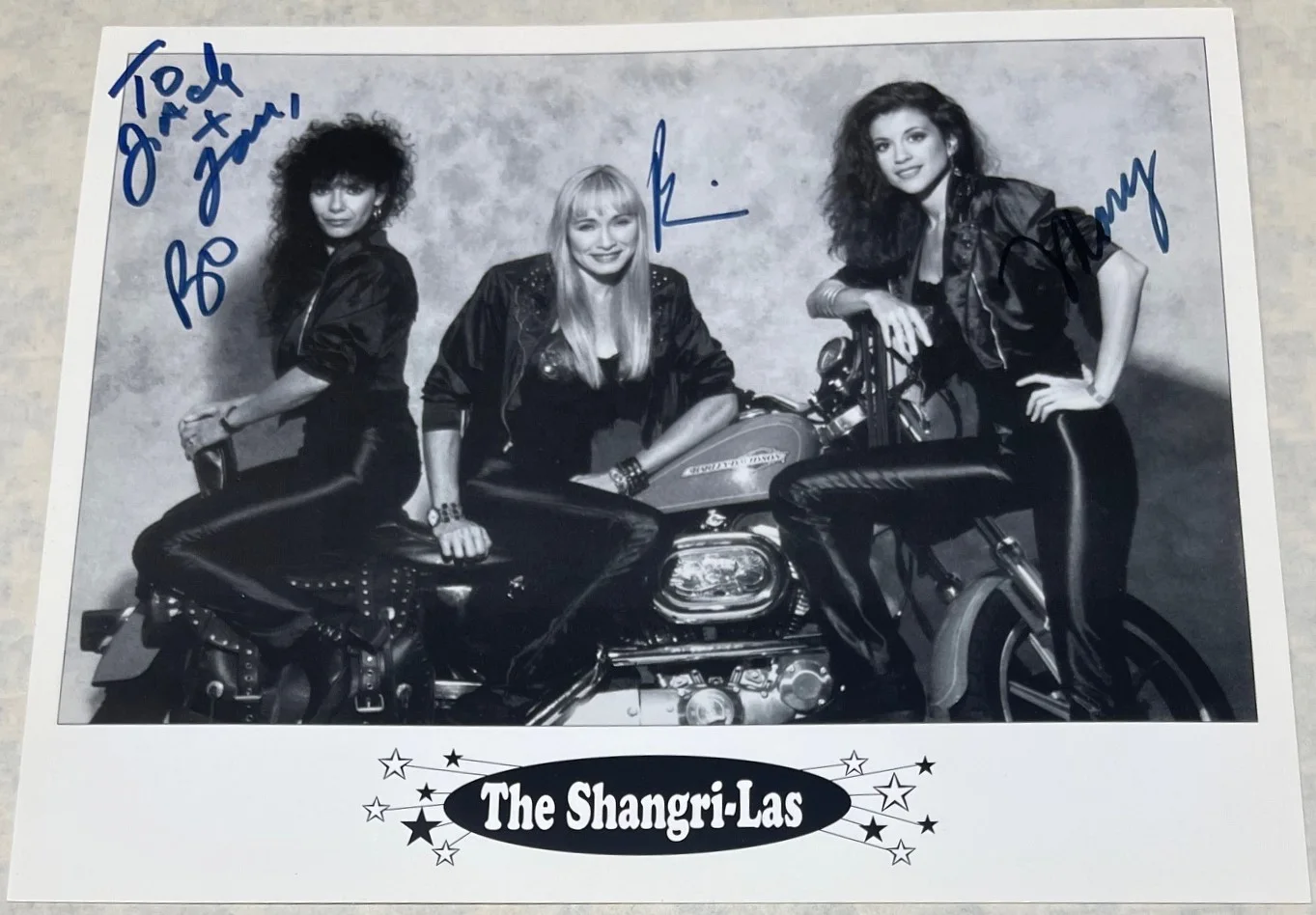 The Shangri-Las — The Shangri-Las Autographed Signed 8x10 Photo Victoria, Bo & Mary, Gtd Genuine, изображение 2