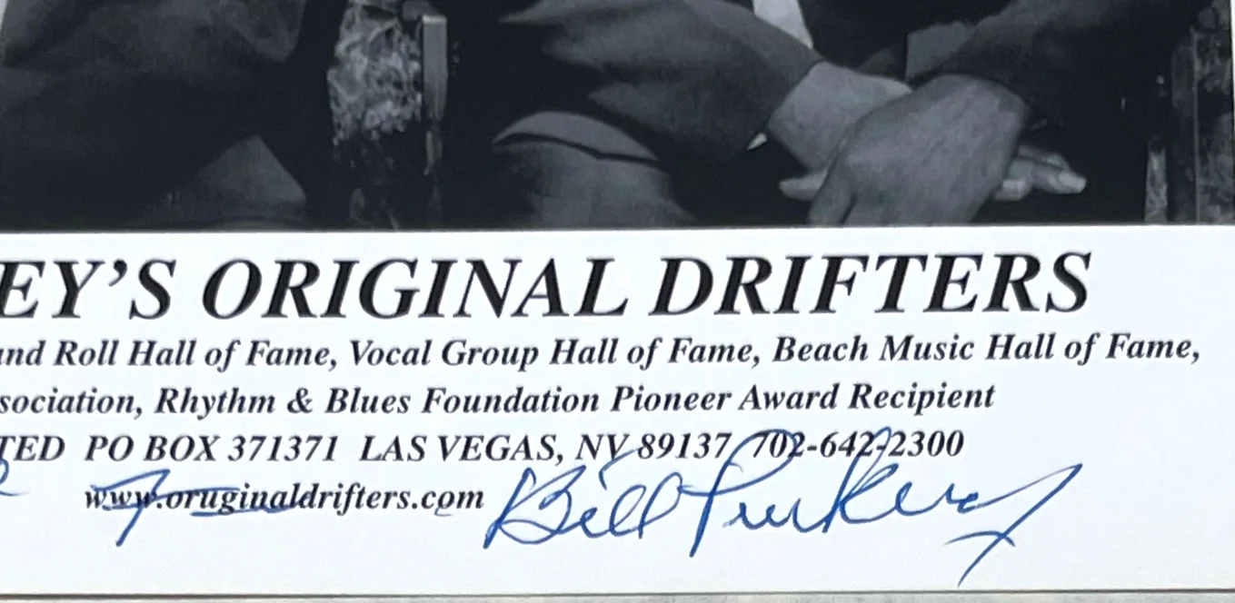 Bill Pinkney — Bill Pinkney Signed Autographed 8 x 10 Photo Singer Performer Original Drifters, image 3