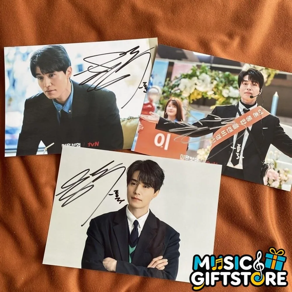 The Divorce Insurance Lee Dong Wook Autographed Signed Photo K-POP 4*6 2025E #MU, изображение 2